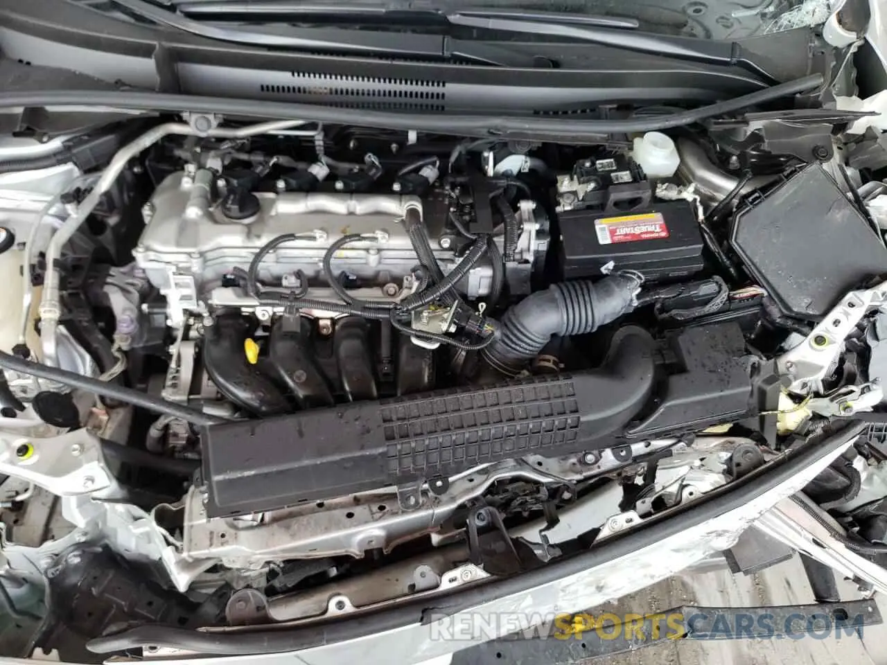 11 fotografías del automóvil dañado JTDEPMAEXMJ157053 TOYOTA COROLLA 2021
