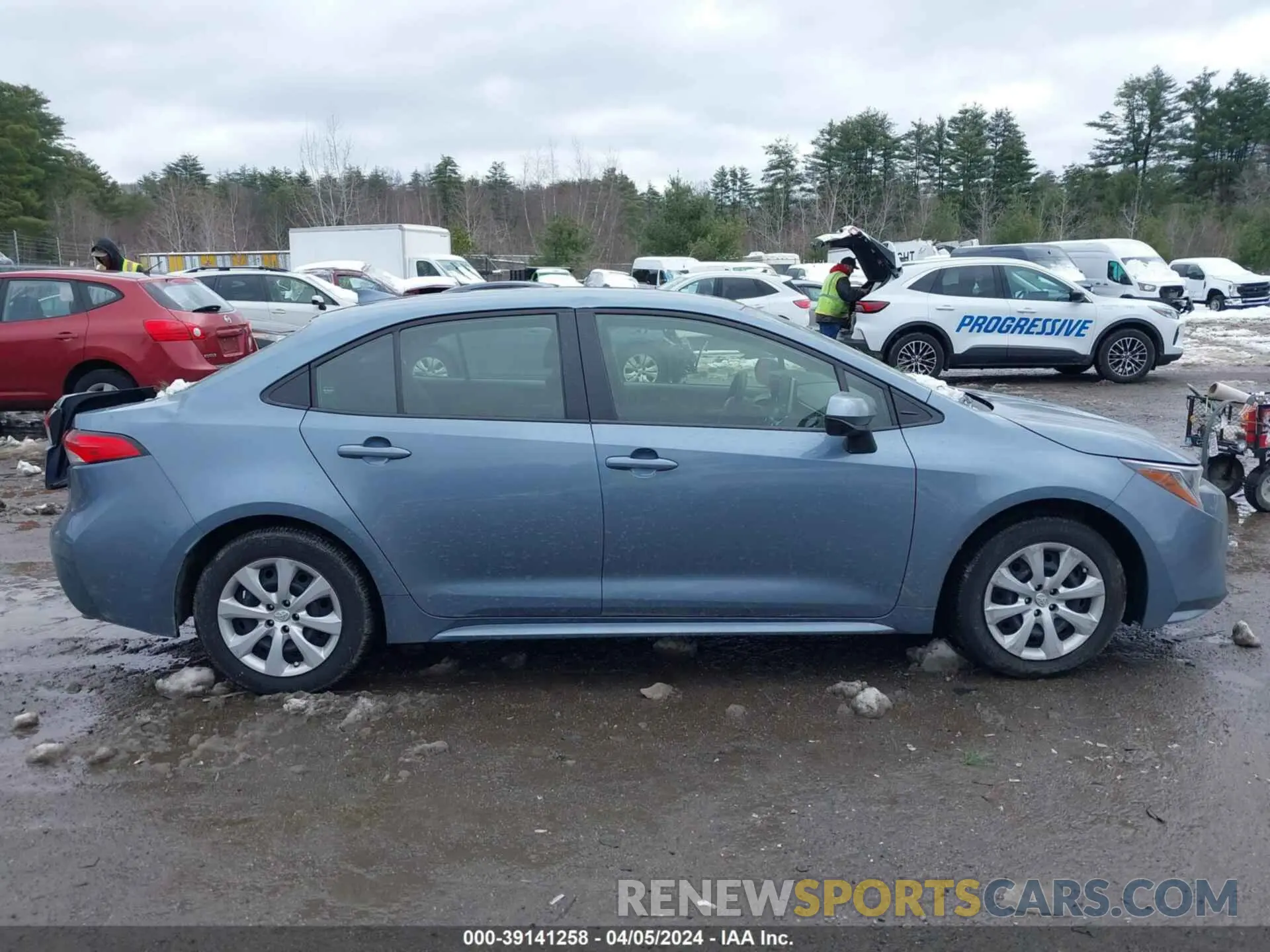 13 fotografías del automóvil dañado JTDEPMAEXMJ165007 TOYOTA COROLLA 2021