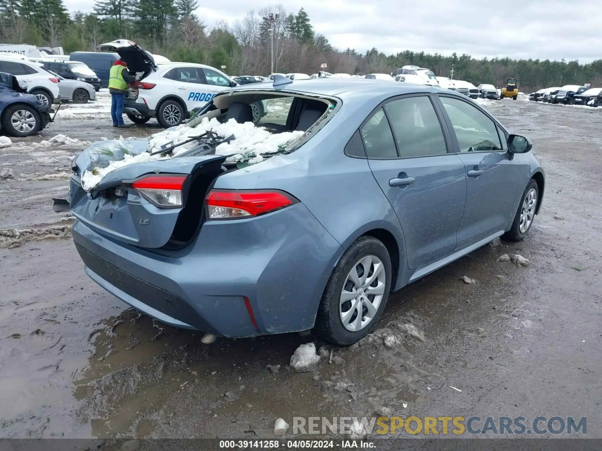 4 fotografías del automóvil dañado JTDEPMAEXMJ165007 TOYOTA COROLLA 2021