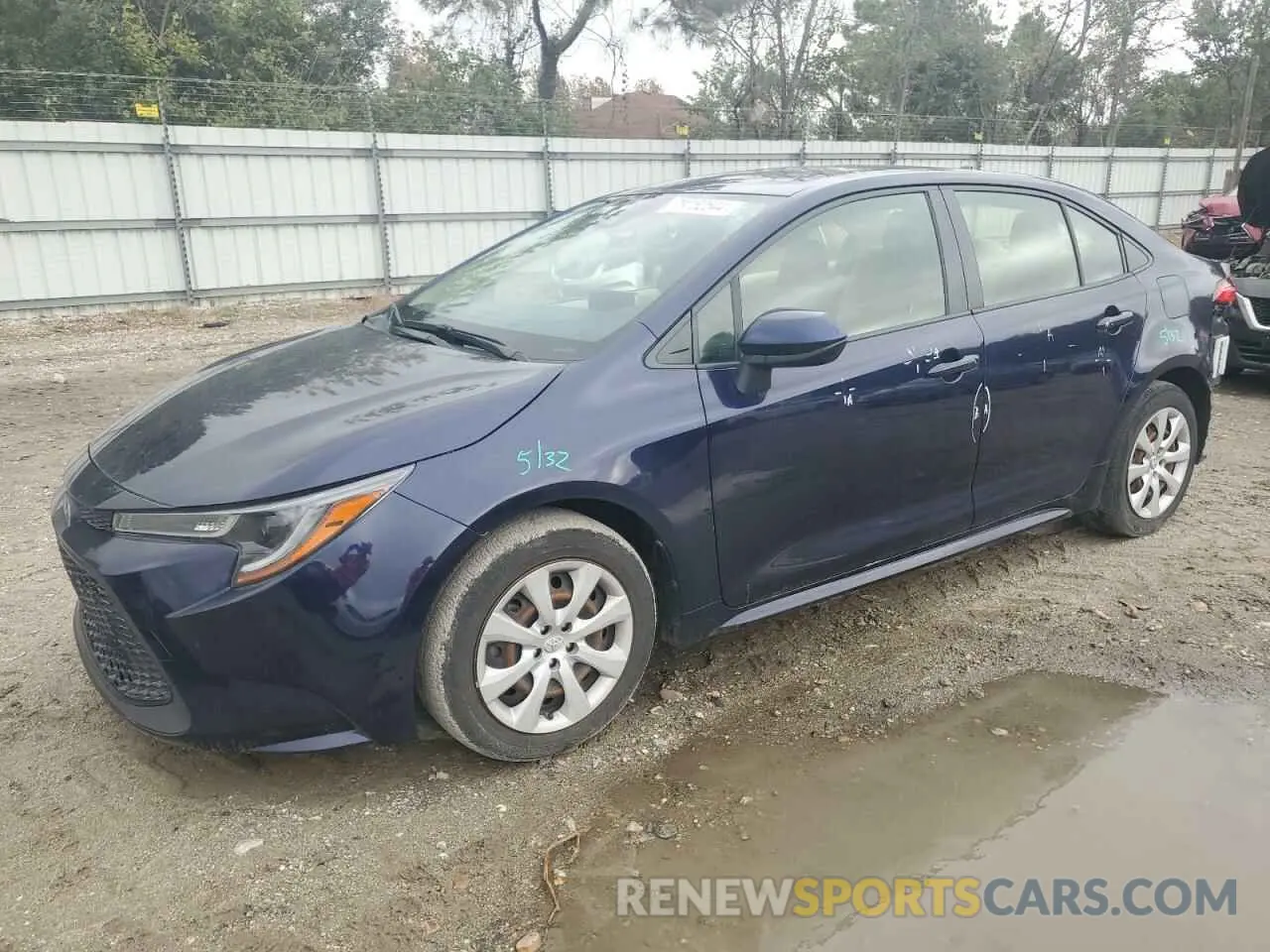 1 fotografías del automóvil dañado JTDEPMAEXMJ168389 TOYOTA COROLLA 2021