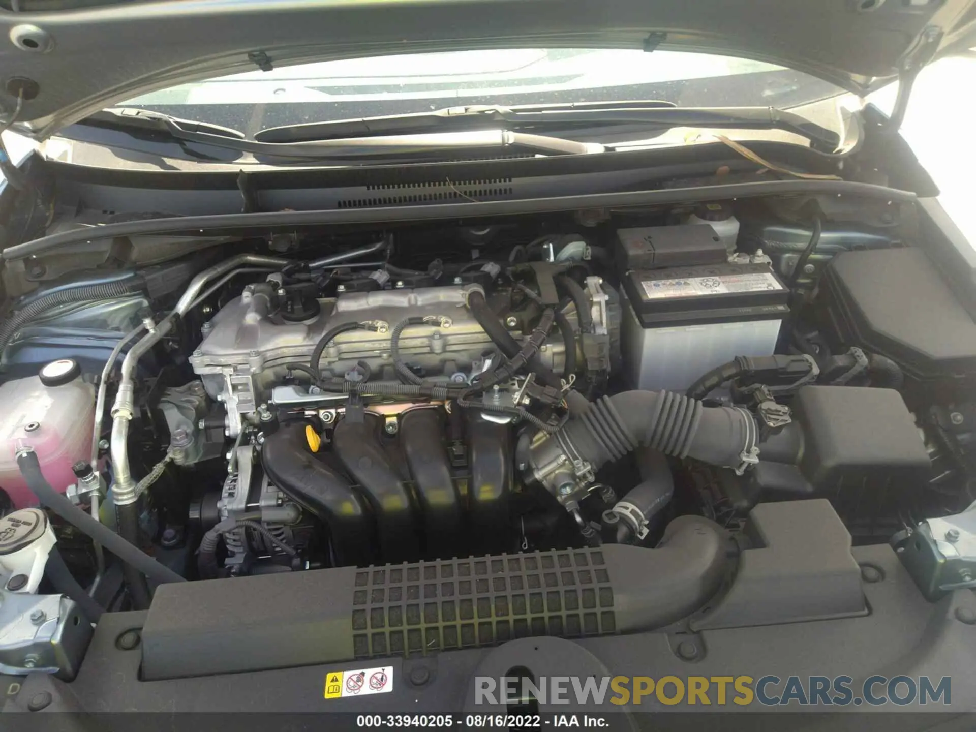 10 fotografías del automóvil dañado JTDEPMAEXMJ169428 TOYOTA COROLLA 2021
