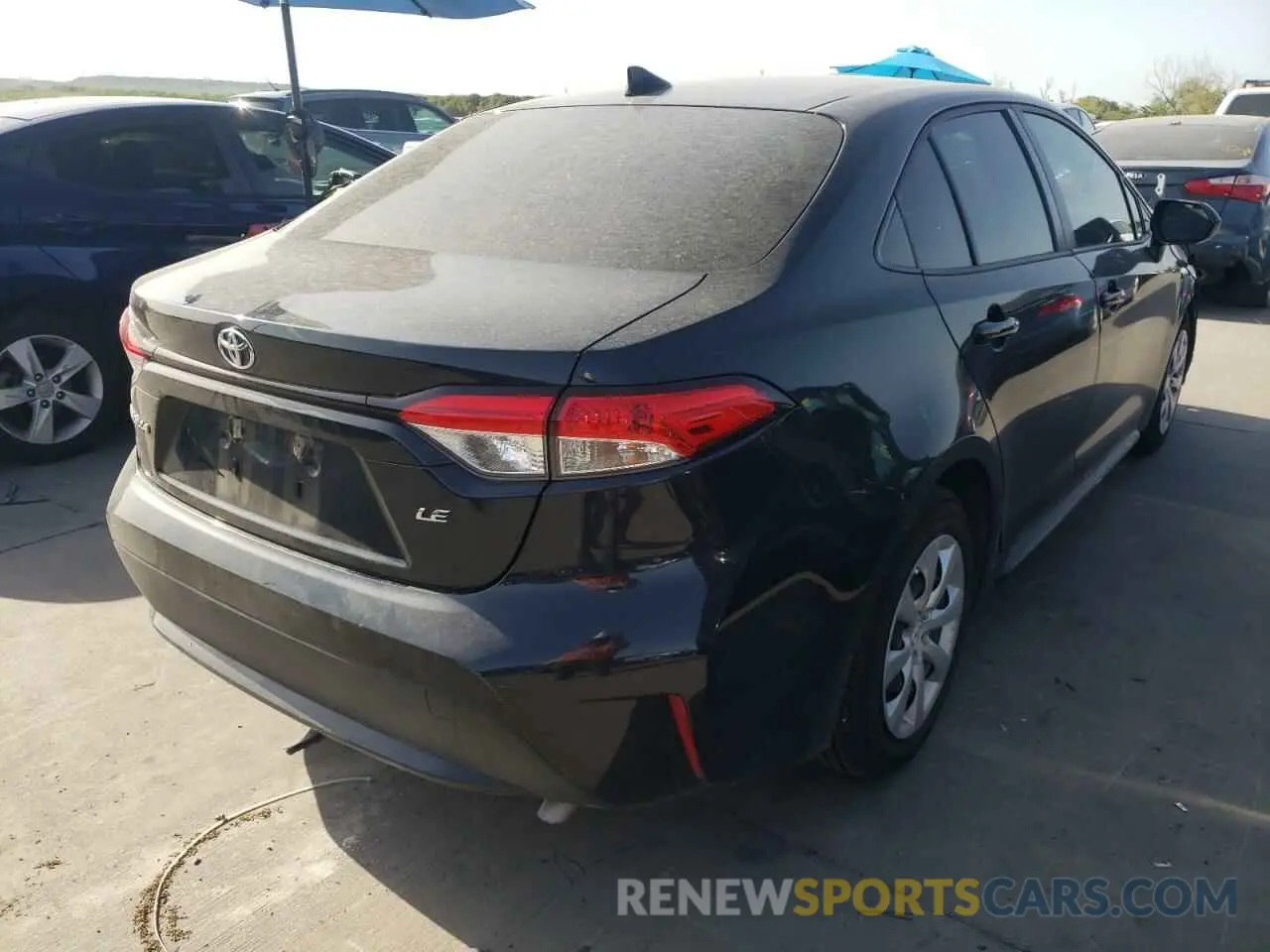 4 fotografías del automóvil dañado JTDEPMAEXMJ170093 TOYOTA COROLLA 2021