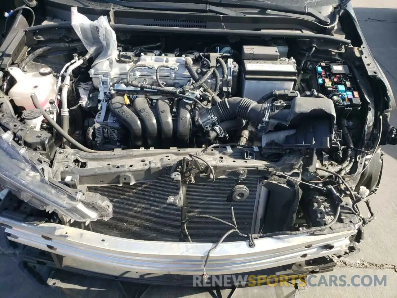 7 fotografías del automóvil dañado JTDEPMAEXMJ170093 TOYOTA COROLLA 2021