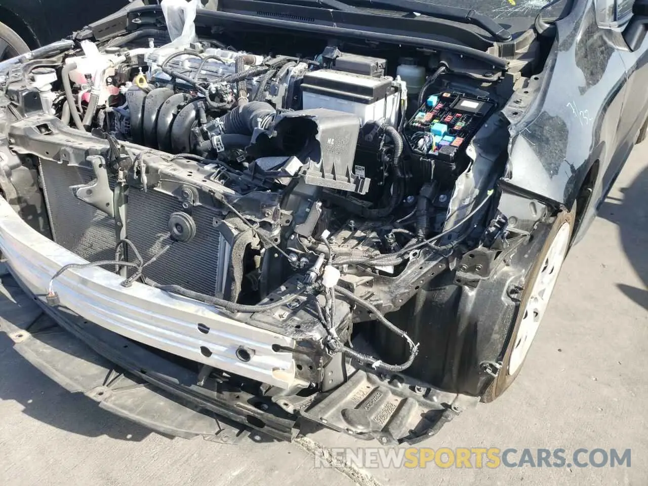 9 fotografías del automóvil dañado JTDEPMAEXMJ170093 TOYOTA COROLLA 2021