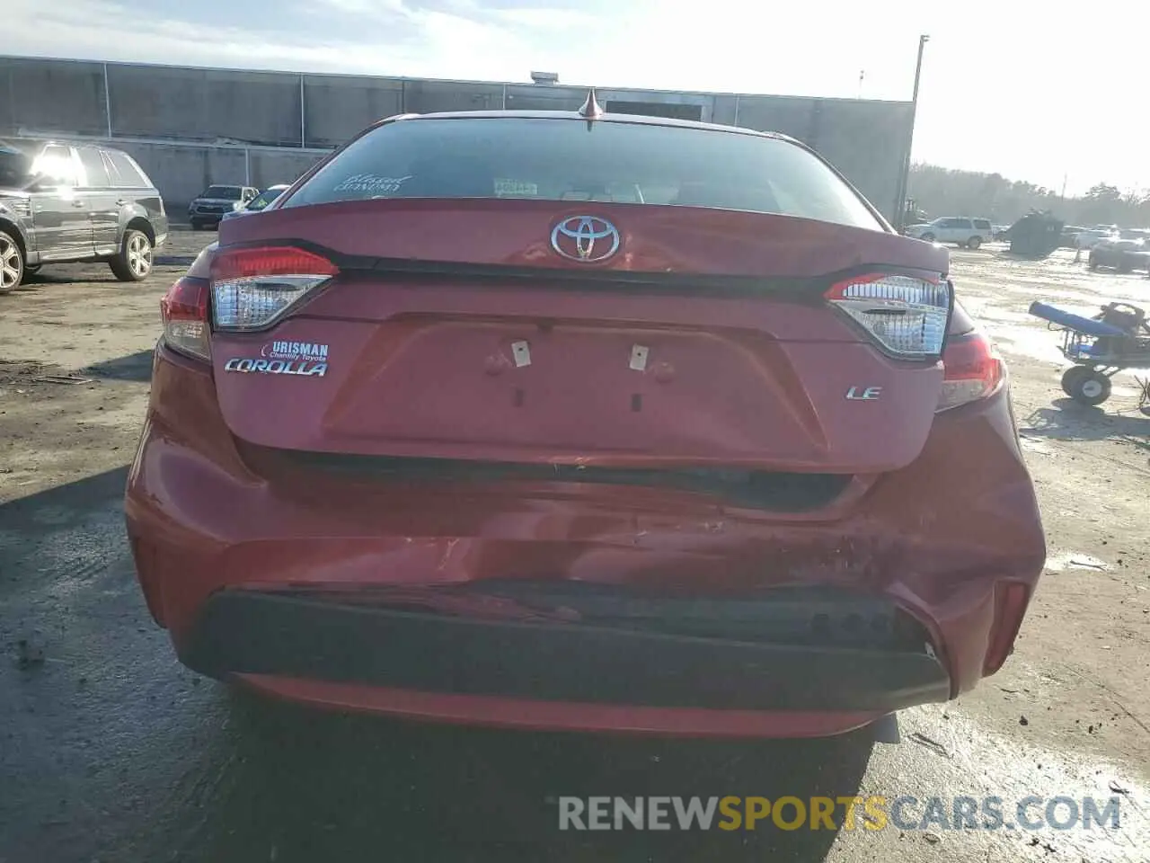 6 fotografías del automóvil dañado JTDEPMAEXMJ173222 TOYOTA COROLLA 2021