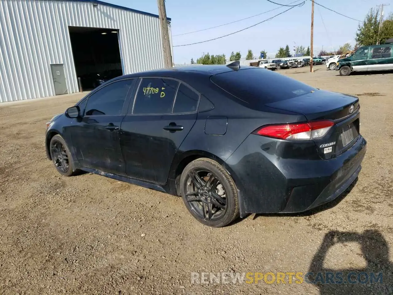 2 fotografías del automóvil dañado JTDEPMAEXMJ173544 TOYOTA COROLLA 2021