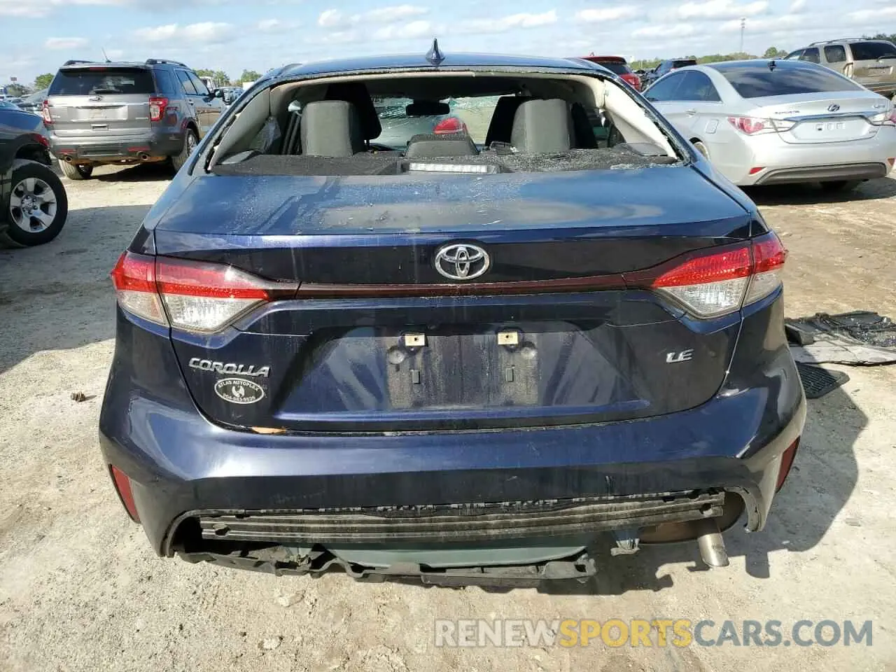 6 fotografías del automóvil dañado JTDEPMAEXMJ176427 TOYOTA COROLLA 2021