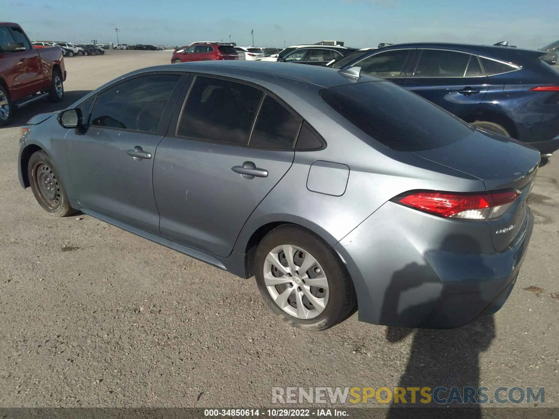 3 fotografías del automóvil dañado JTDEPMAEXMJ177593 TOYOTA COROLLA 2021