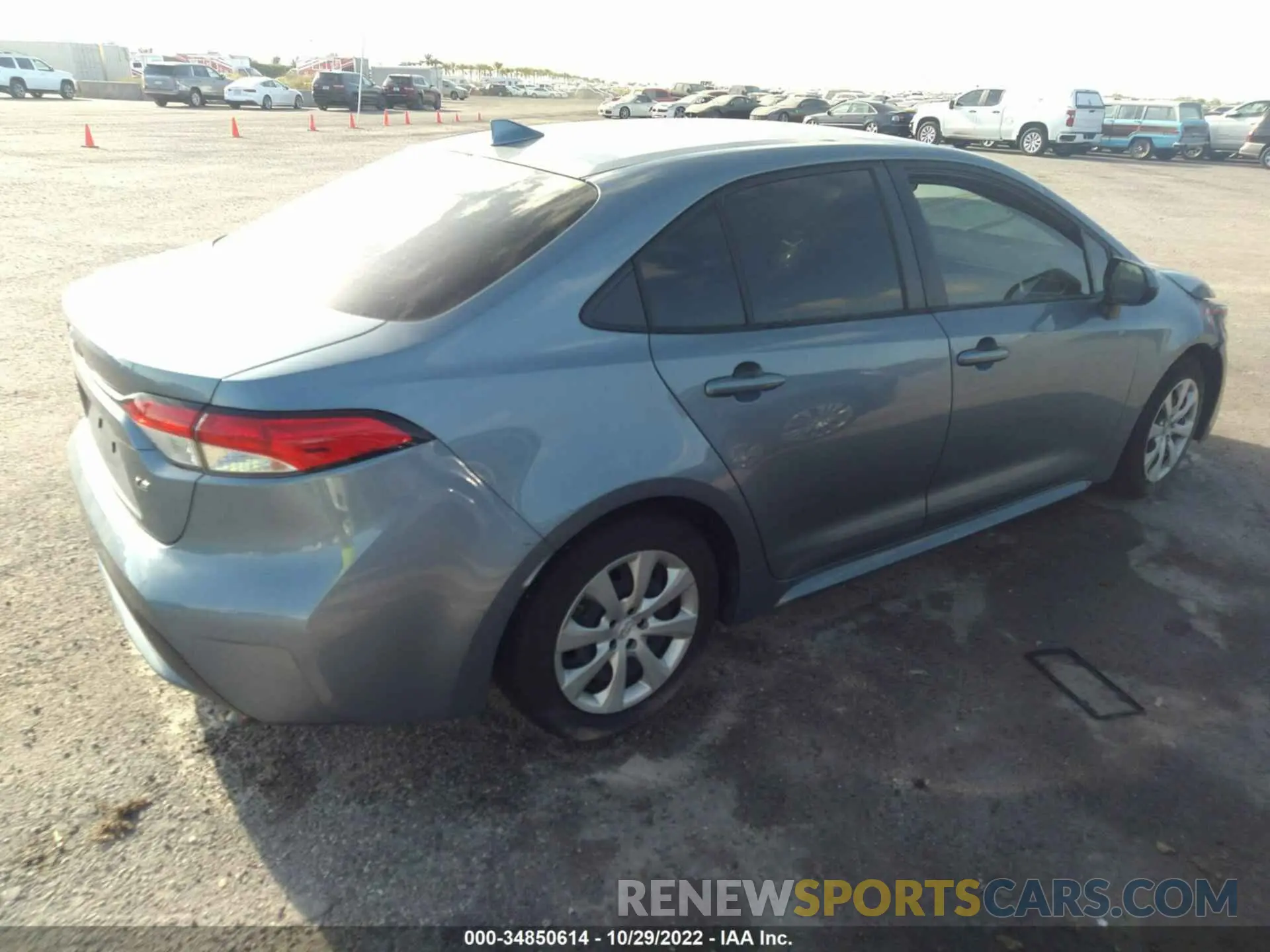 4 fotografías del automóvil dañado JTDEPMAEXMJ177593 TOYOTA COROLLA 2021