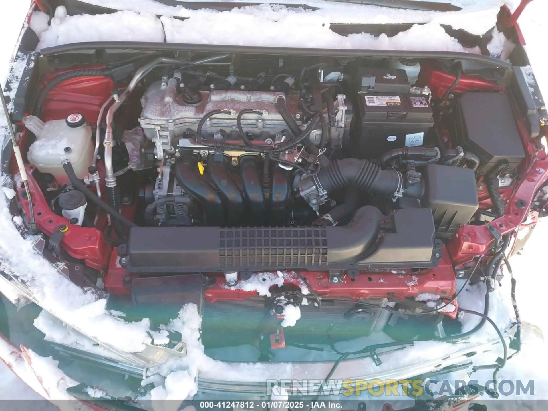 10 fotografías del automóvil dañado JTDEPMAEXMJ181630 TOYOTA COROLLA 2021