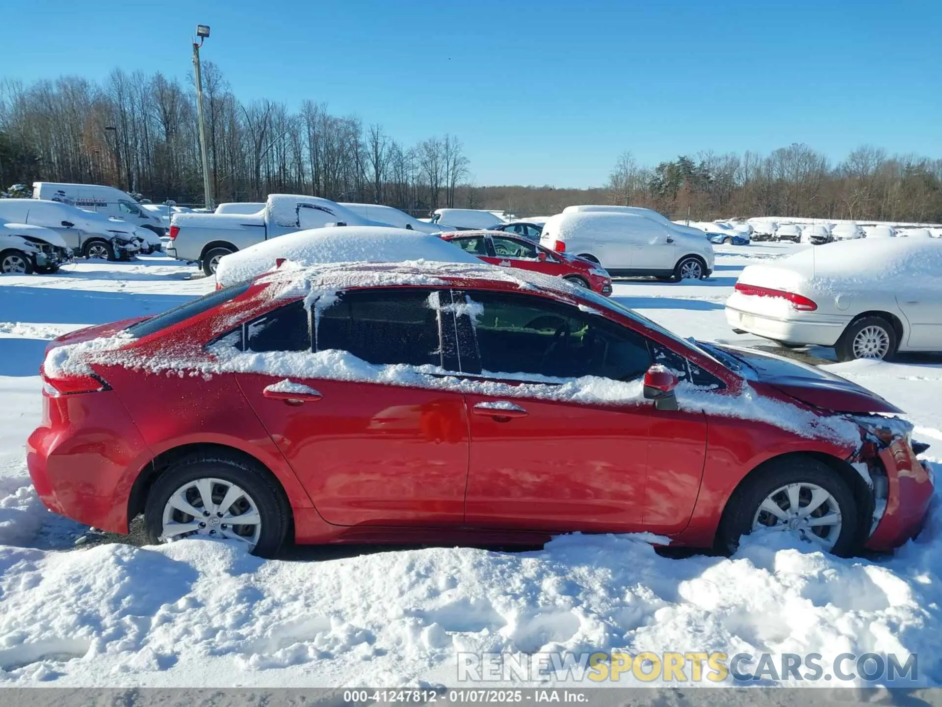 14 fotografías del automóvil dañado JTDEPMAEXMJ181630 TOYOTA COROLLA 2021