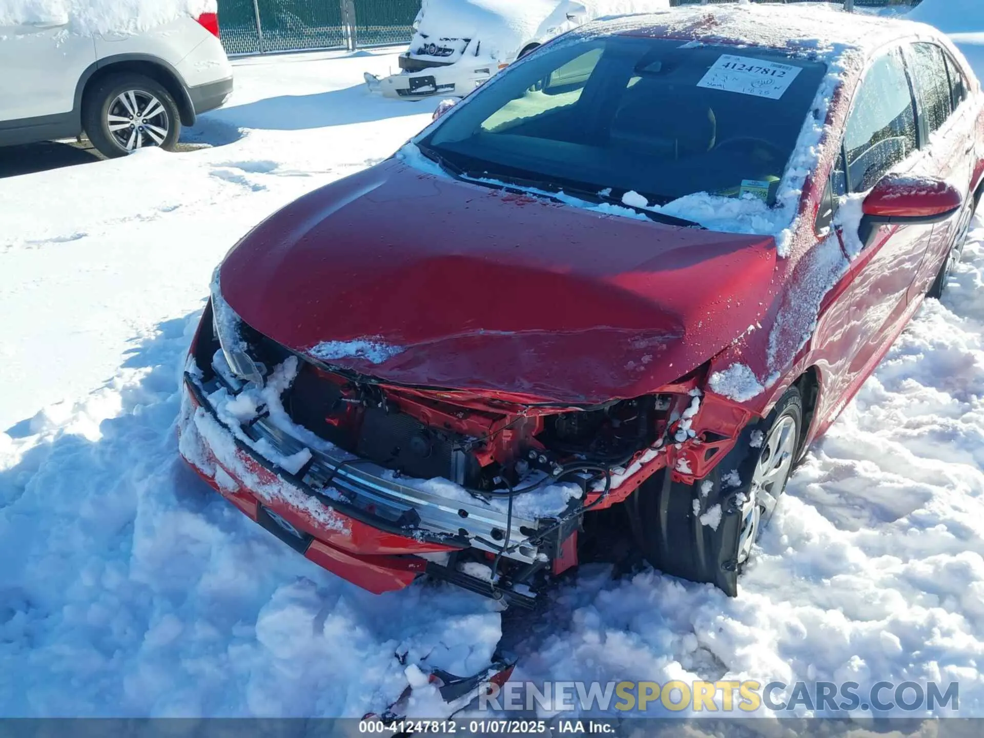6 fotografías del automóvil dañado JTDEPMAEXMJ181630 TOYOTA COROLLA 2021