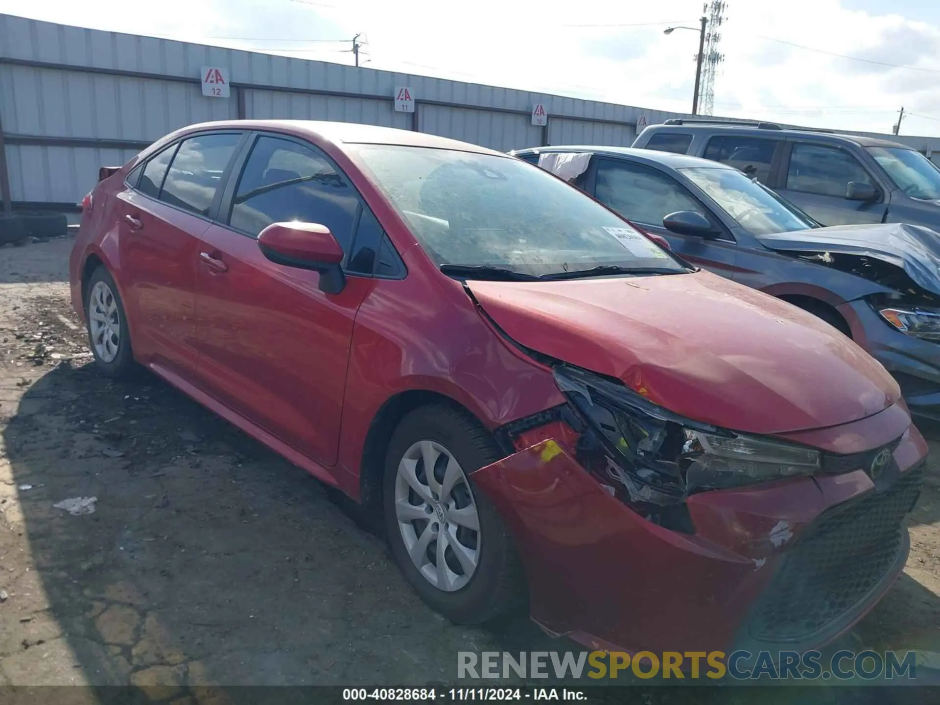 1 fotografías del automóvil dañado JTDEPMAEXMJ182213 TOYOTA COROLLA 2021