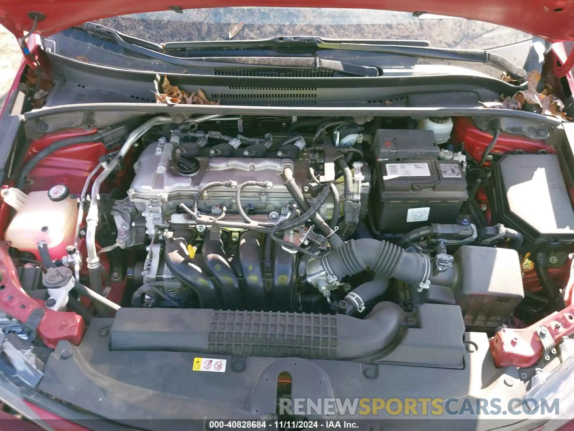 10 fotografías del automóvil dañado JTDEPMAEXMJ182213 TOYOTA COROLLA 2021