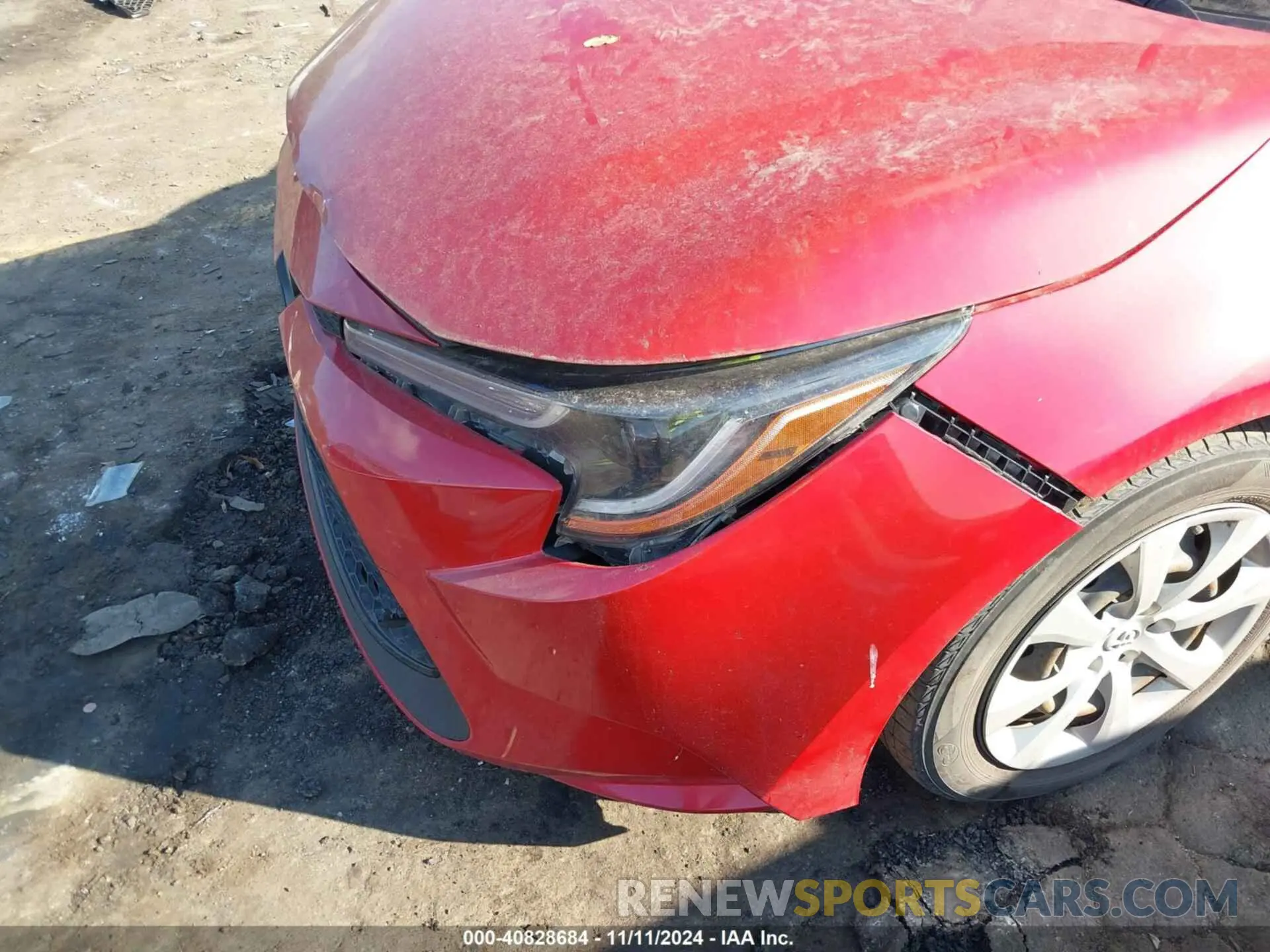 12 fotografías del automóvil dañado JTDEPMAEXMJ182213 TOYOTA COROLLA 2021