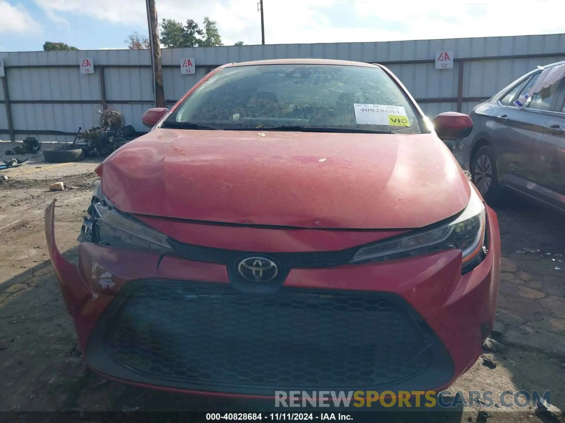 13 fotografías del automóvil dañado JTDEPMAEXMJ182213 TOYOTA COROLLA 2021
