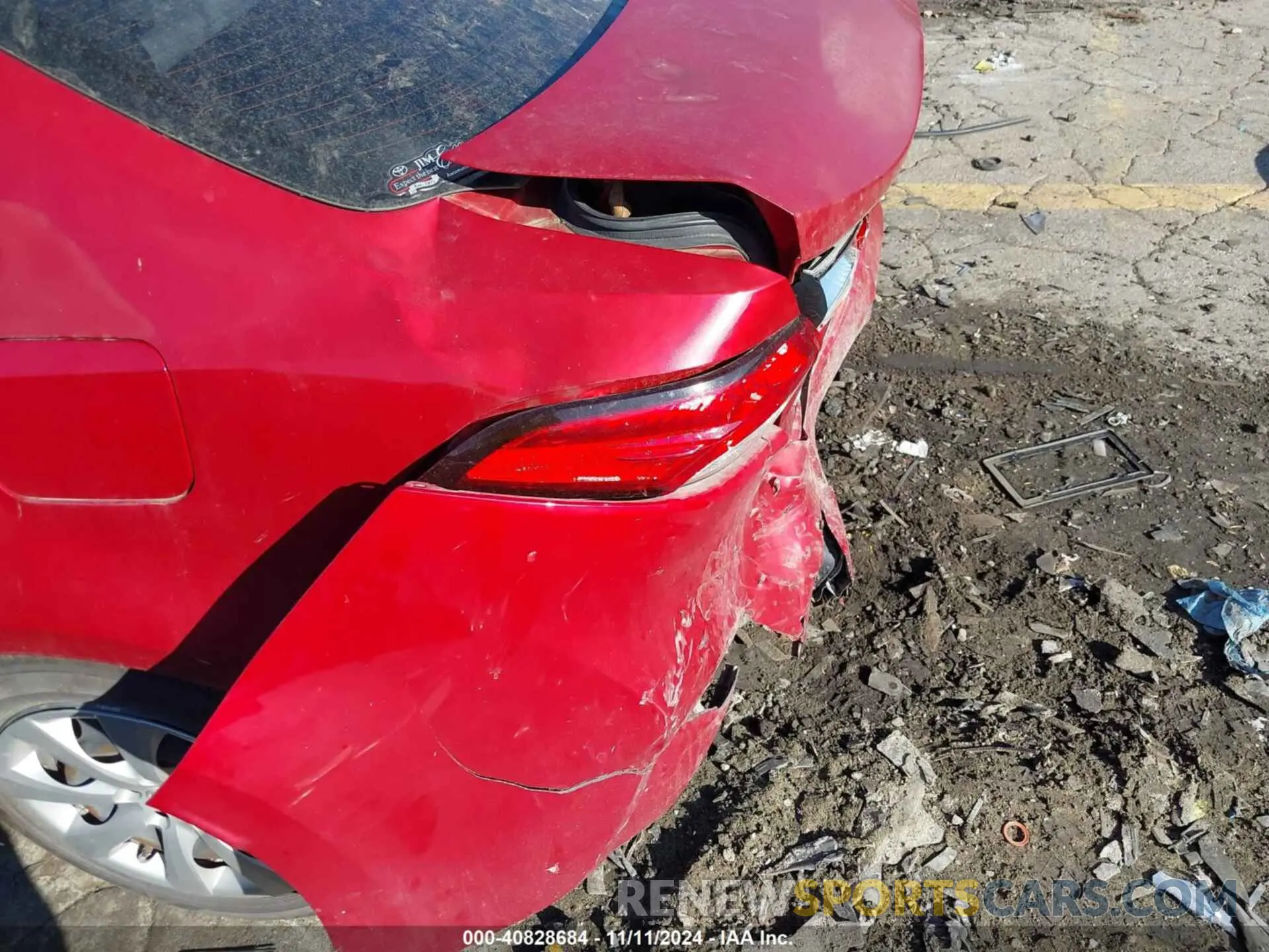 18 fotografías del automóvil dañado JTDEPMAEXMJ182213 TOYOTA COROLLA 2021