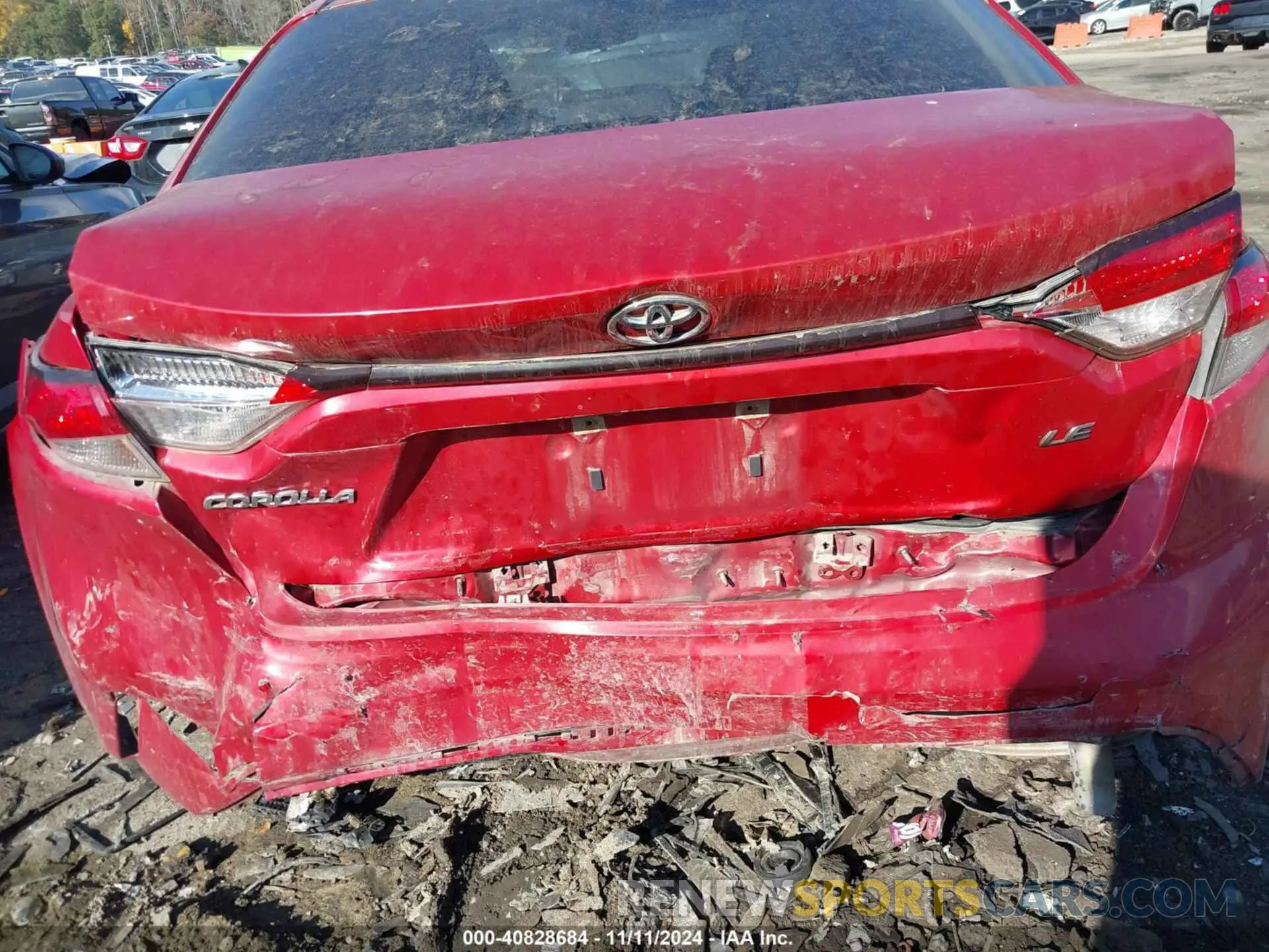 19 fotografías del automóvil dañado JTDEPMAEXMJ182213 TOYOTA COROLLA 2021