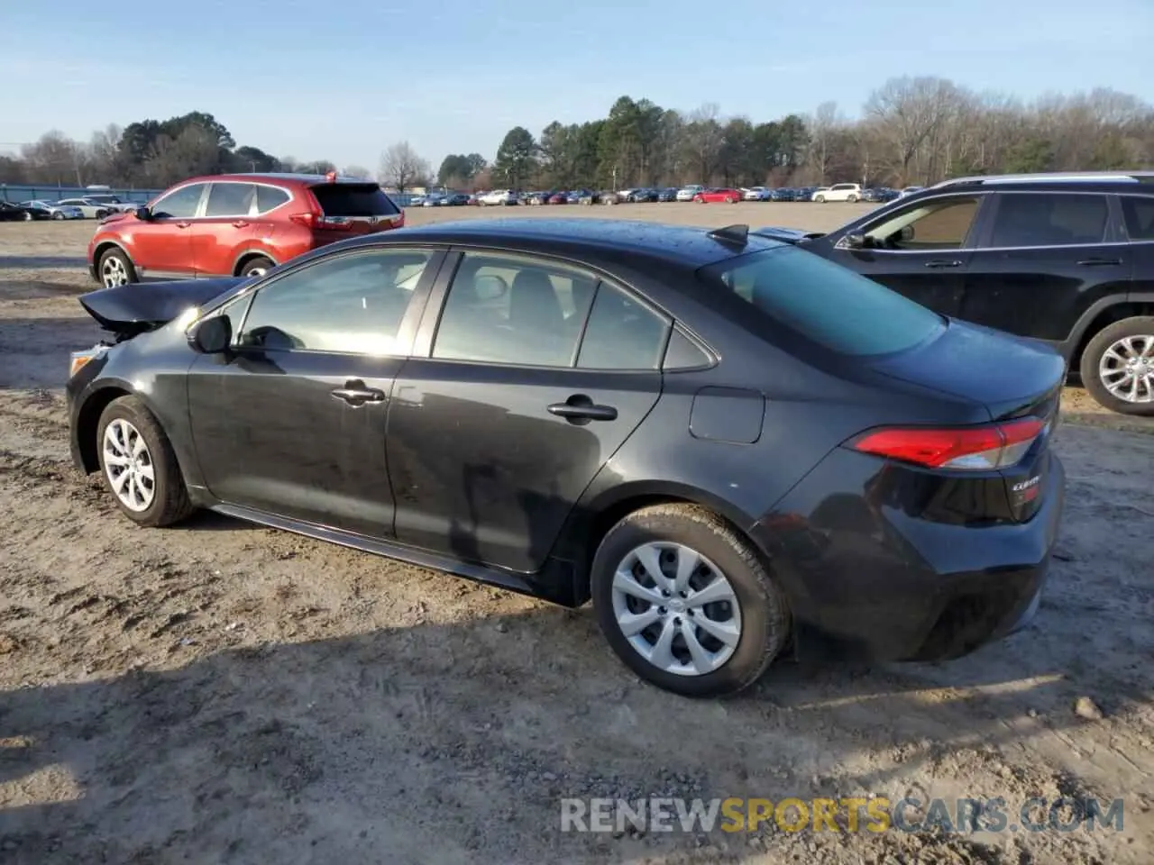 2 fotografías del automóvil dañado JTDEPMAEXMJ185984 TOYOTA COROLLA 2021