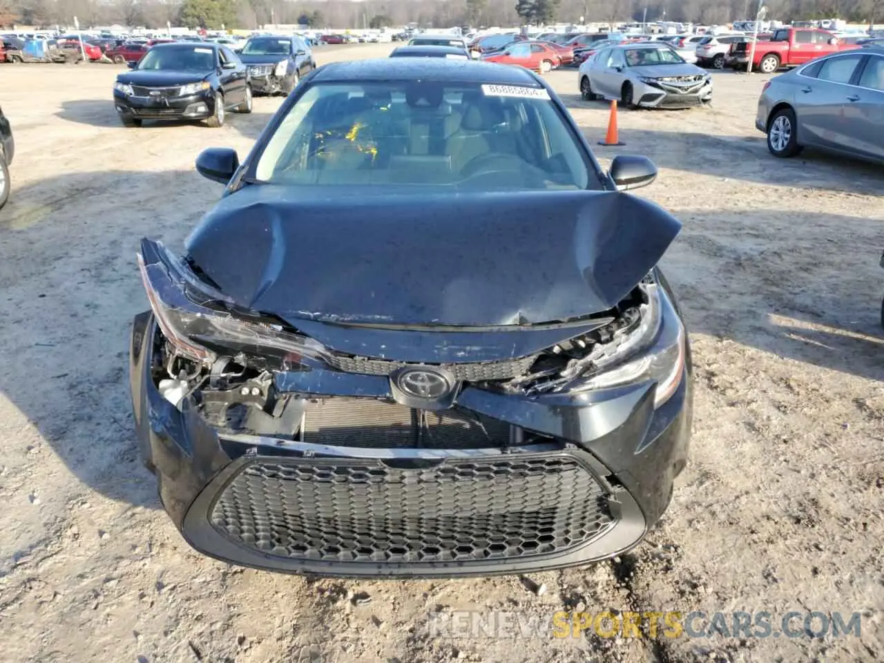 5 fotografías del automóvil dañado JTDEPMAEXMJ185984 TOYOTA COROLLA 2021