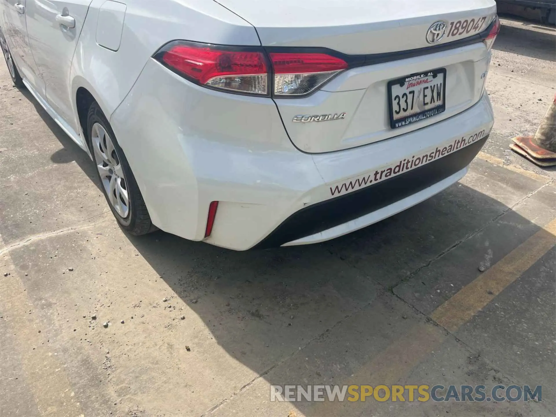 1 fotografías del automóvil dañado JTDEPMAEXMJ189047 TOYOTA COROLLA 2021