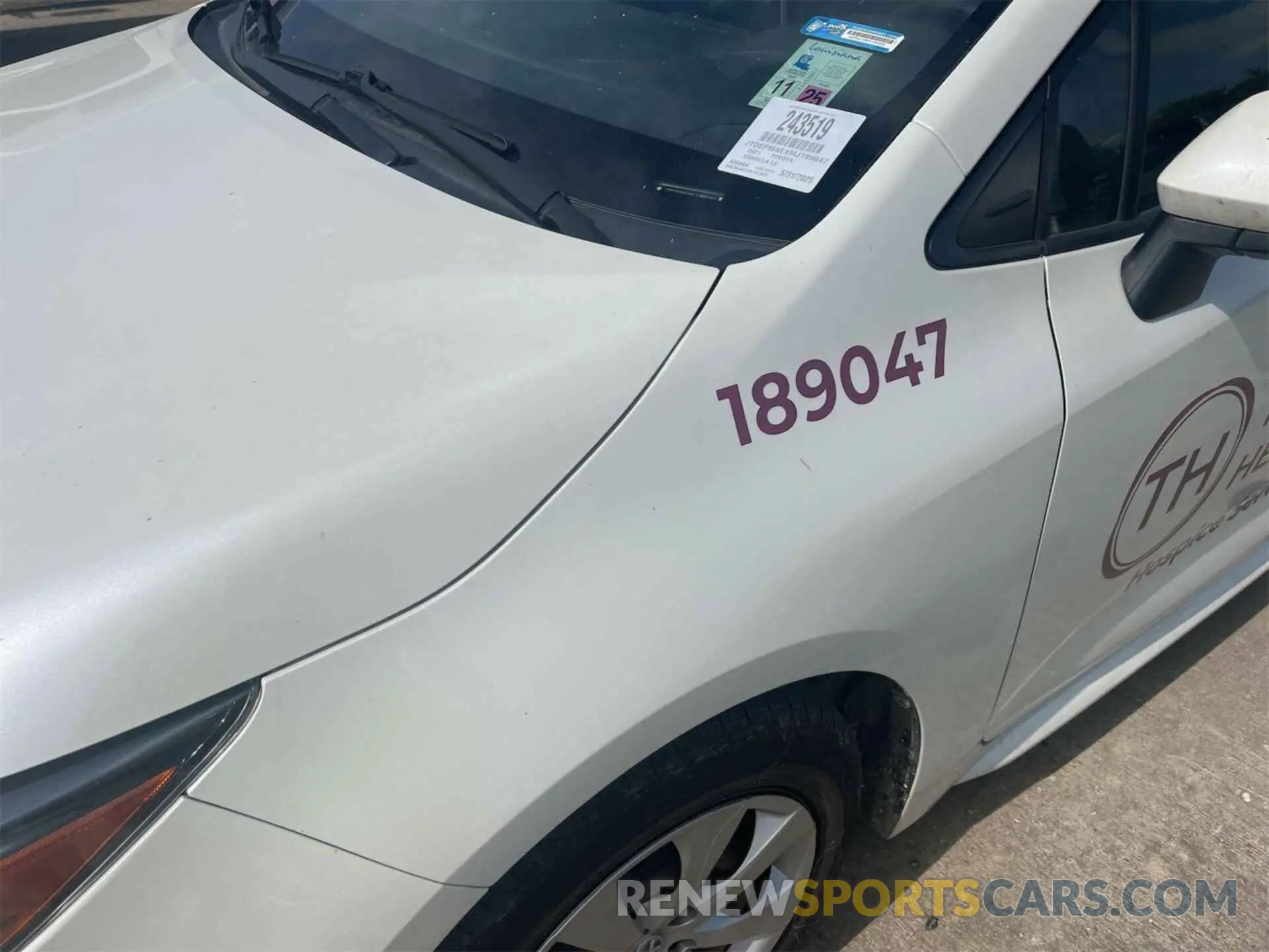 8 fotografías del automóvil dañado JTDEPMAEXMJ189047 TOYOTA COROLLA 2021
