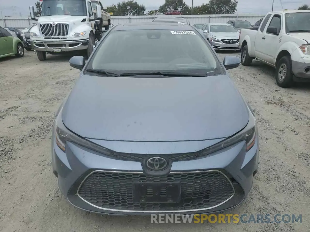 5 fotografías del automóvil dañado JTDFPMAE0MJ148138 TOYOTA COROLLA 2021