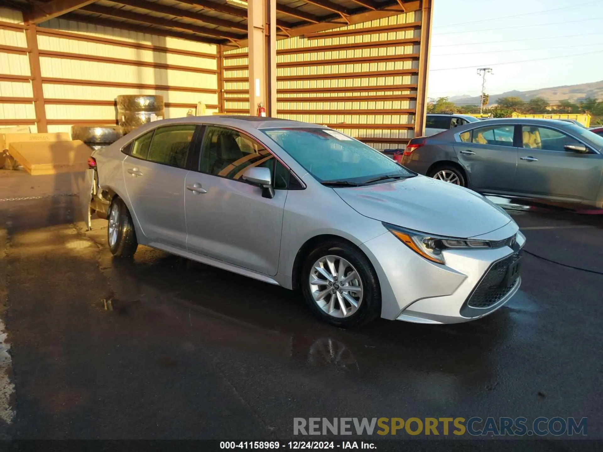 1 fotografías del automóvil dañado JTDFPMAE1MJ188633 TOYOTA COROLLA 2021