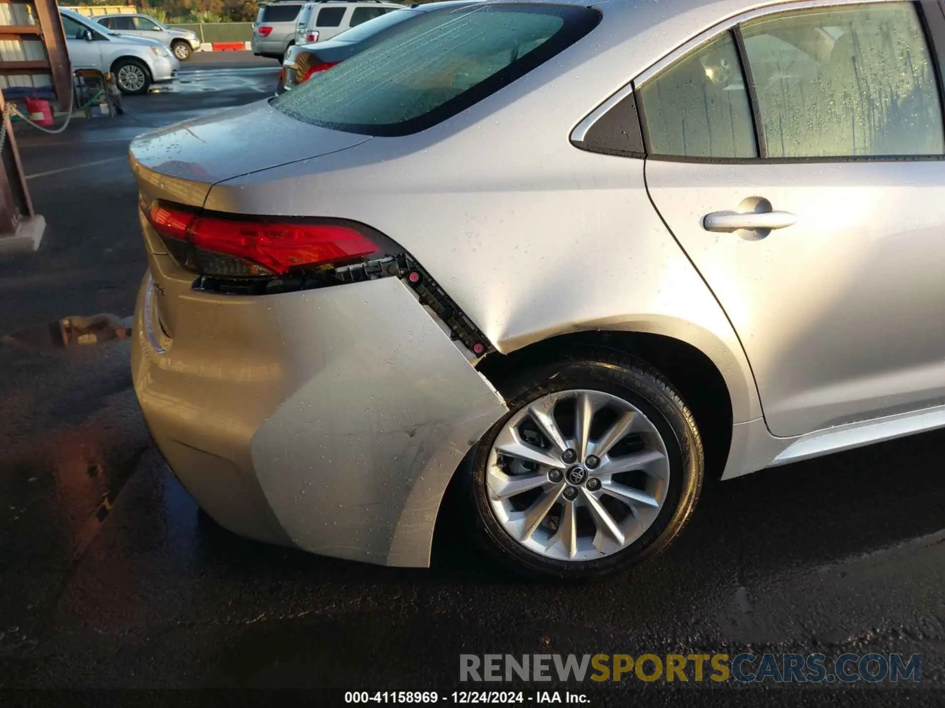 6 fotografías del automóvil dañado JTDFPMAE1MJ188633 TOYOTA COROLLA 2021