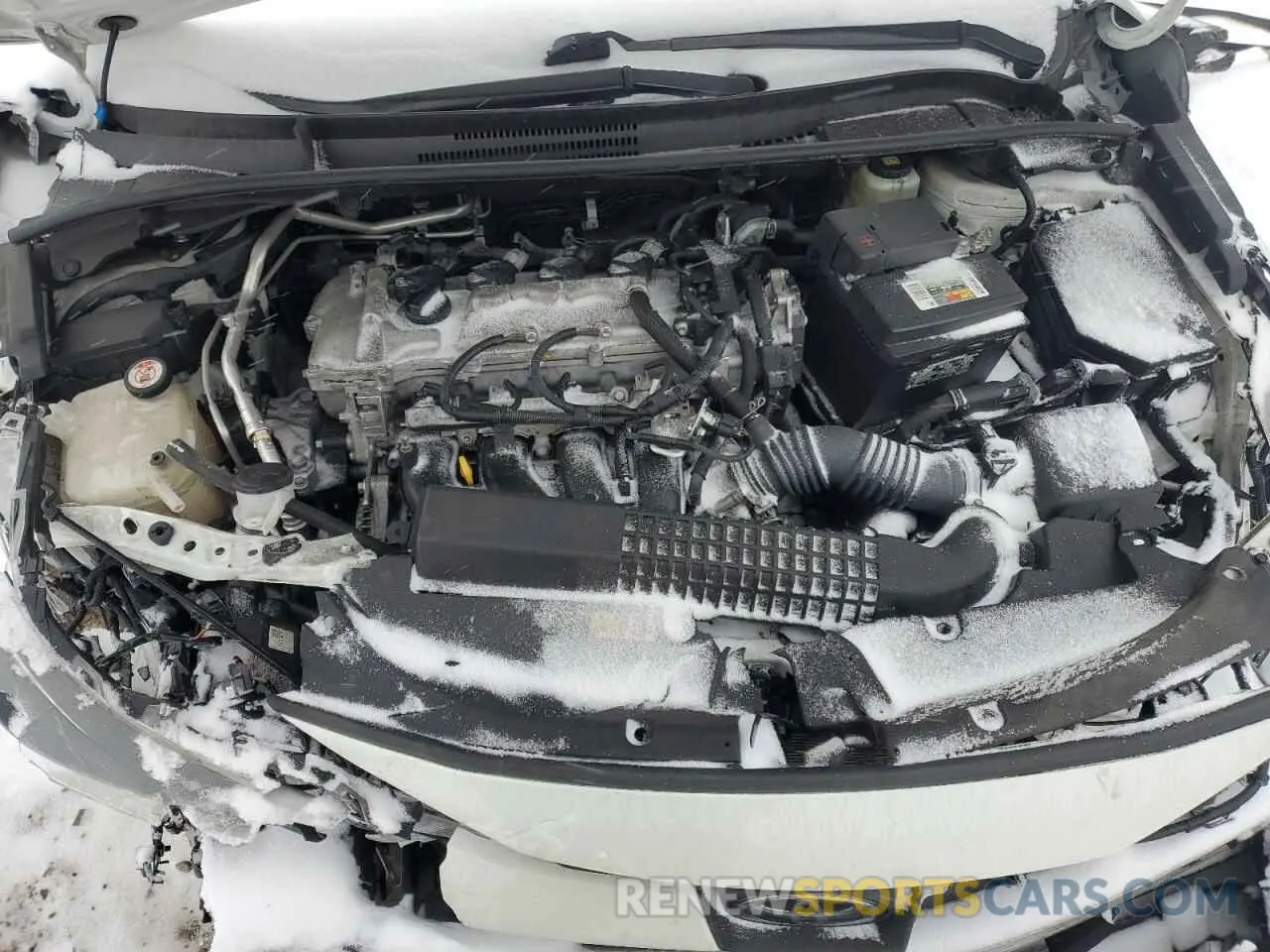 11 fotografías del automóvil dañado JTDFPMAE3MJ125551 TOYOTA COROLLA 2021
