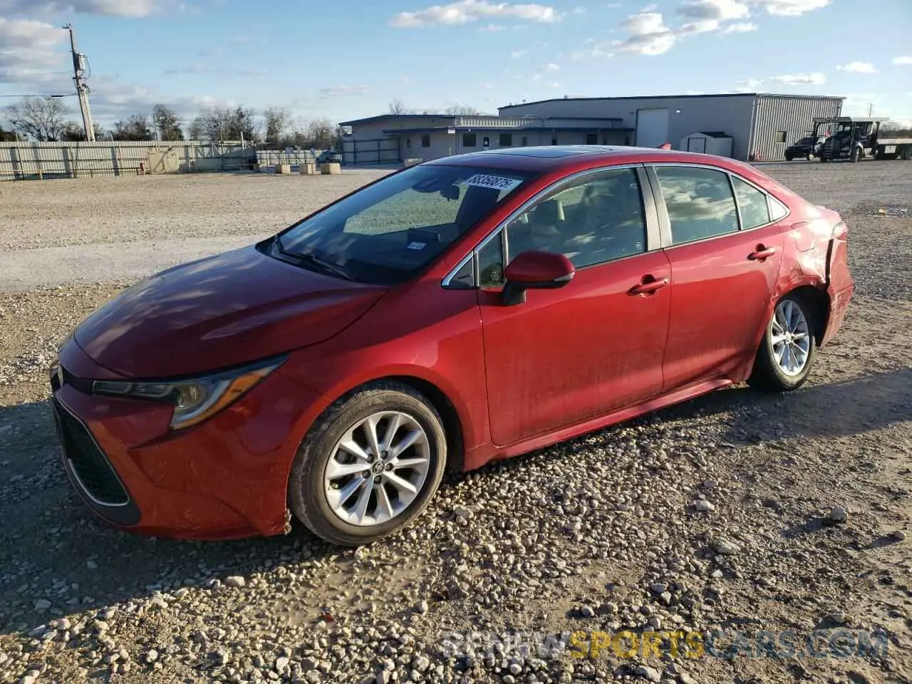 1 fotografías del automóvil dañado JTDFPMAE5MJ182348 TOYOTA COROLLA 2021