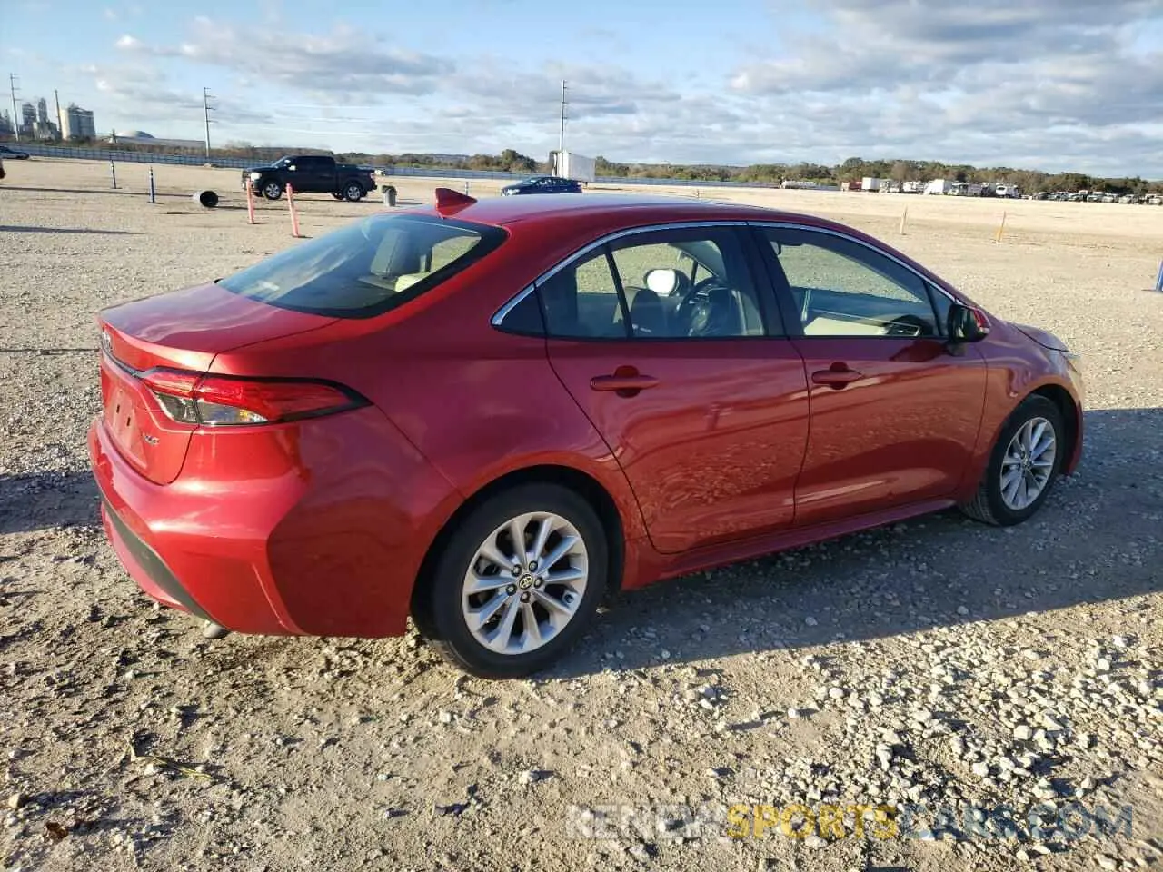 3 fotografías del automóvil dañado JTDFPMAE5MJ182348 TOYOTA COROLLA 2021