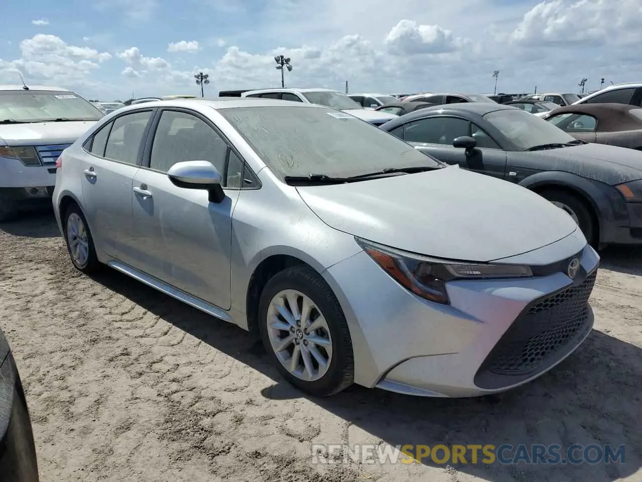 4 fotografías del automóvil dañado JTDHPMAE6MJ133927 TOYOTA COROLLA 2021