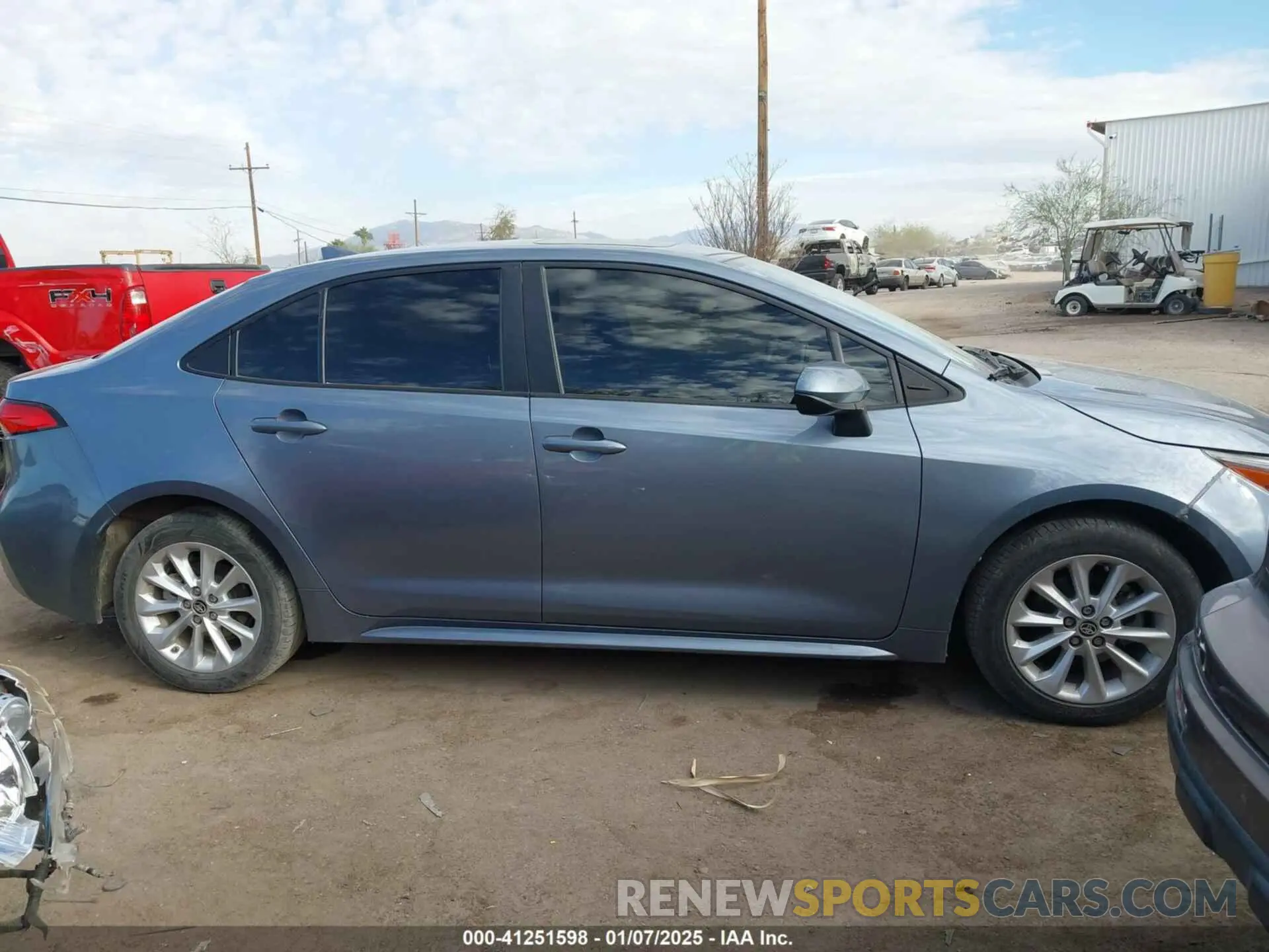 13 fotografías del automóvil dañado JTDHPMAEXMJ148883 TOYOTA COROLLA 2021