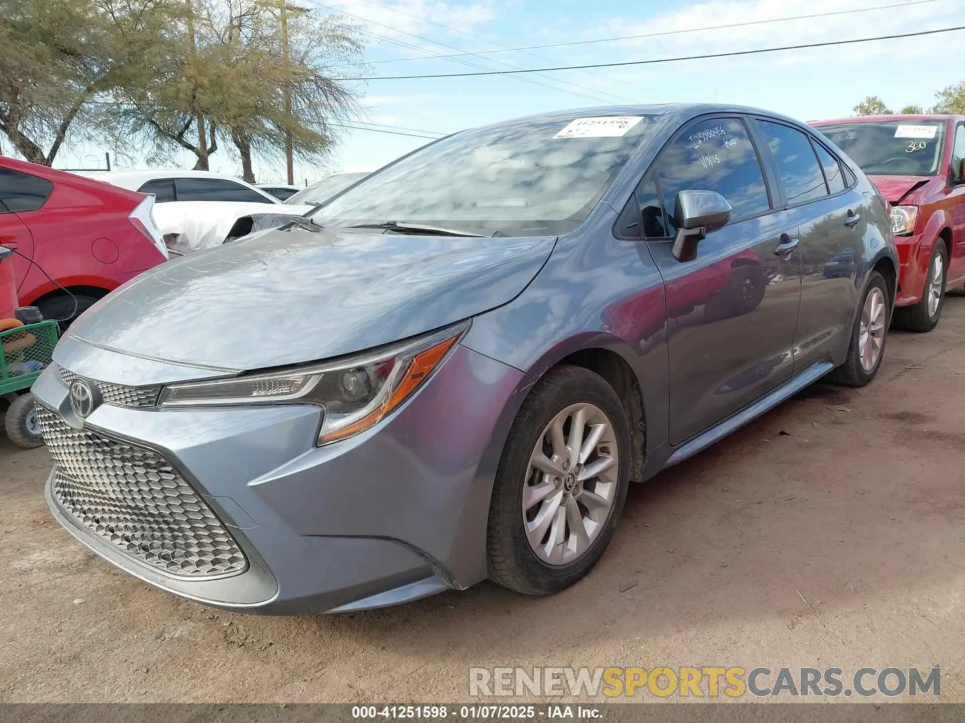 6 fotografías del automóvil dañado JTDHPMAEXMJ148883 TOYOTA COROLLA 2021