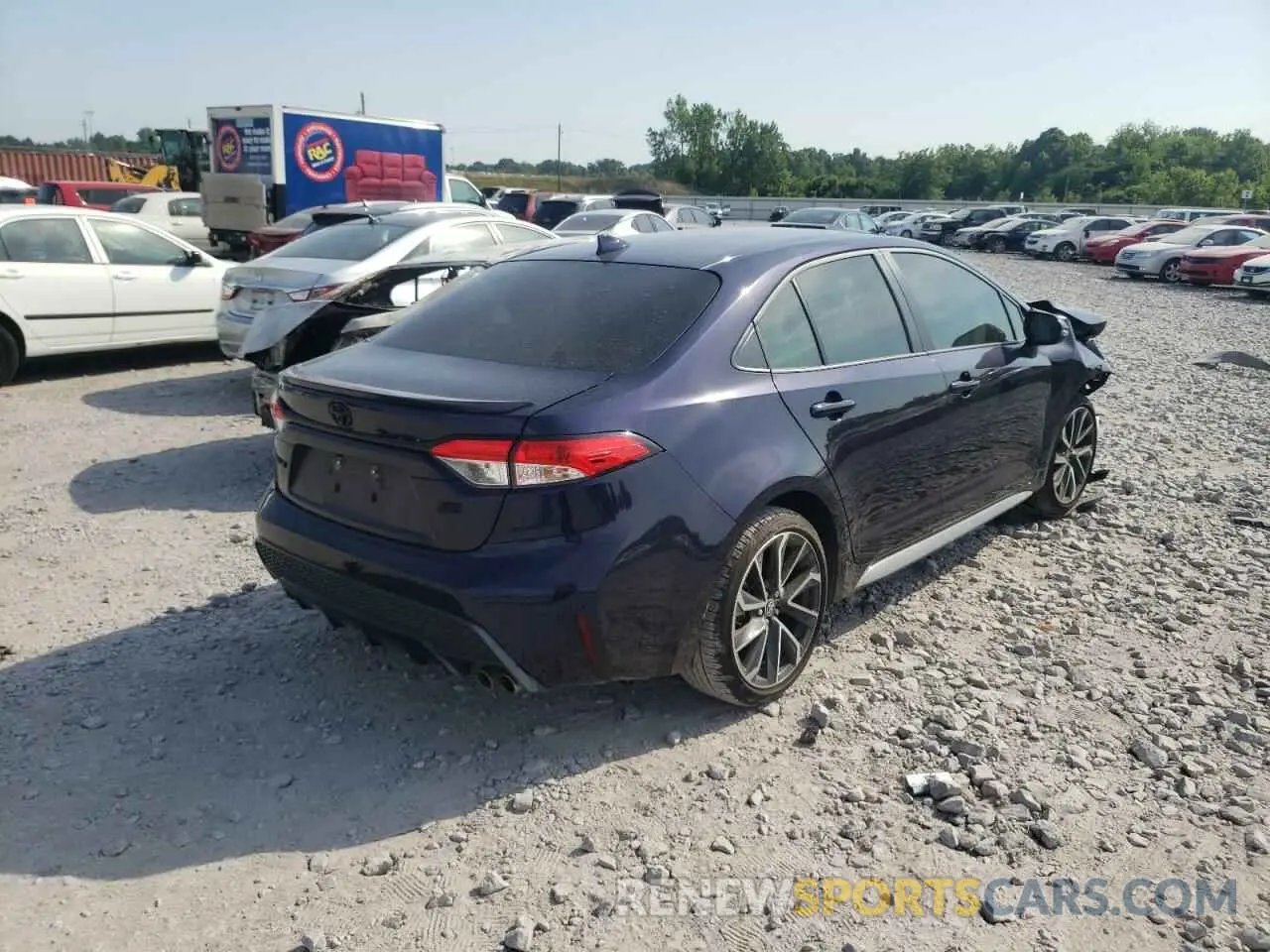 4 fotografías del automóvil dañado JTDM4MCE4NJ082093 TOYOTA COROLLA 2021