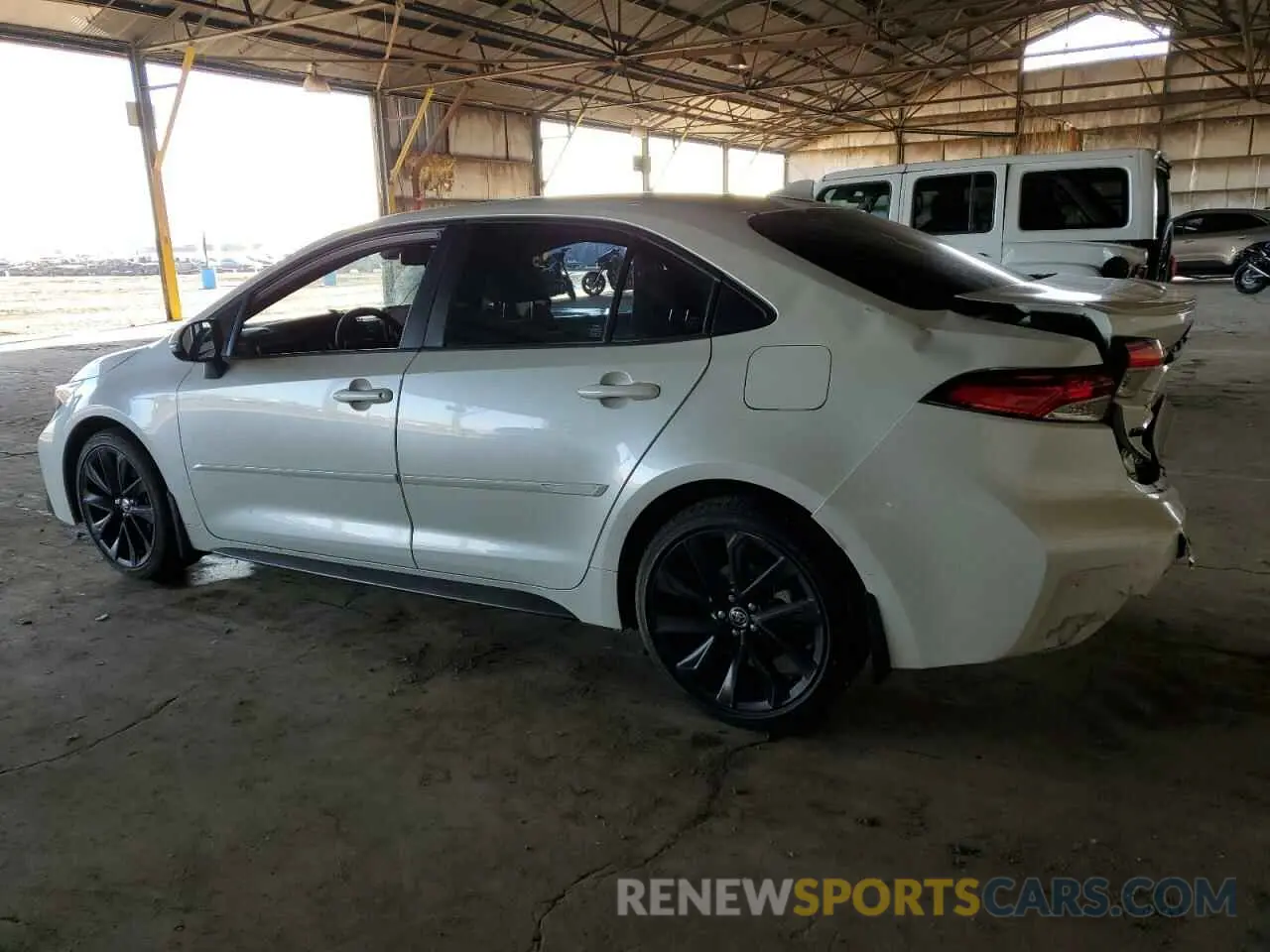 2 fotografías del automóvil dañado JTDM4MCE6MJ072213 TOYOTA COROLLA 2021