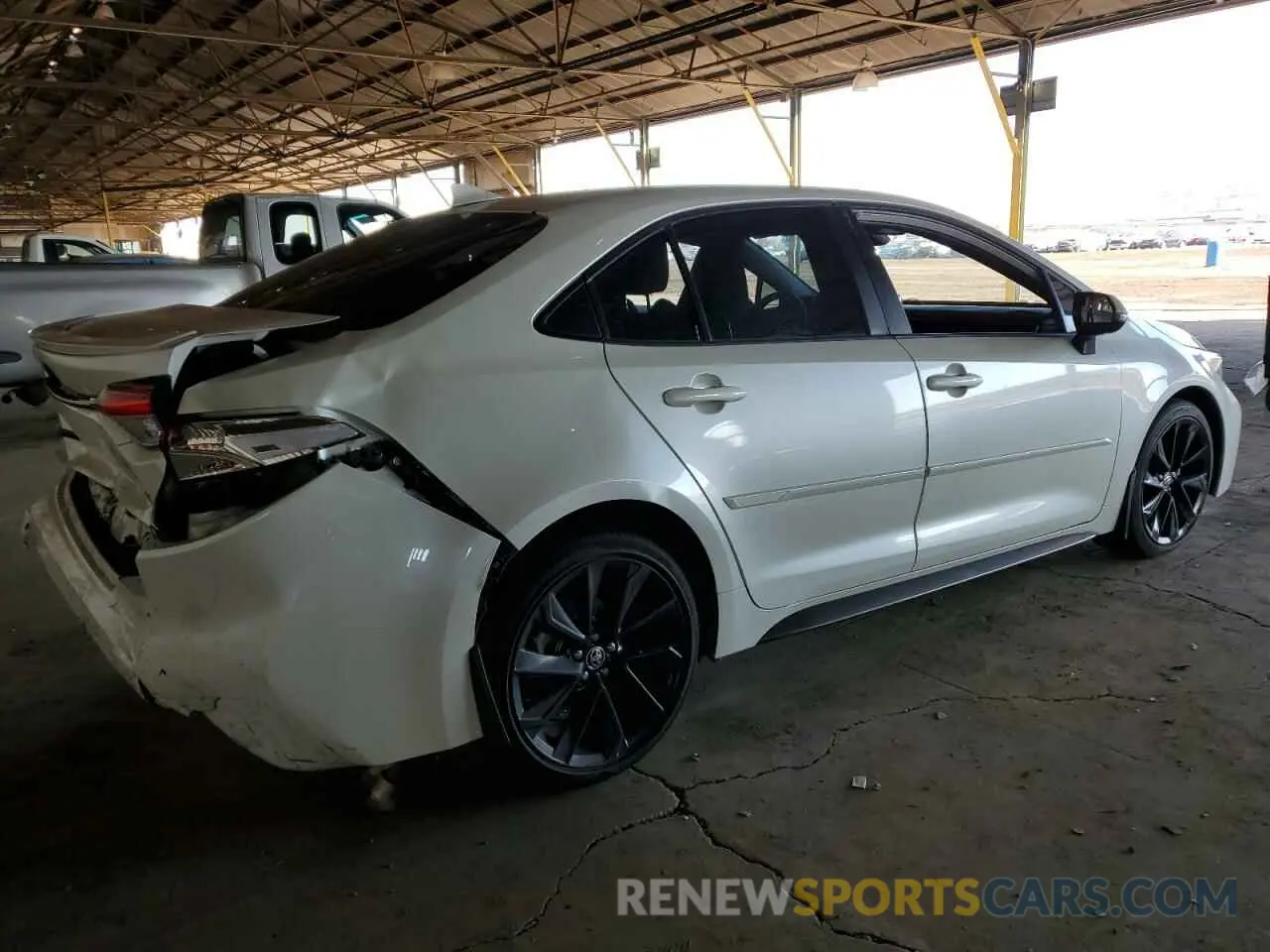 3 fotografías del automóvil dañado JTDM4MCE6MJ072213 TOYOTA COROLLA 2021
