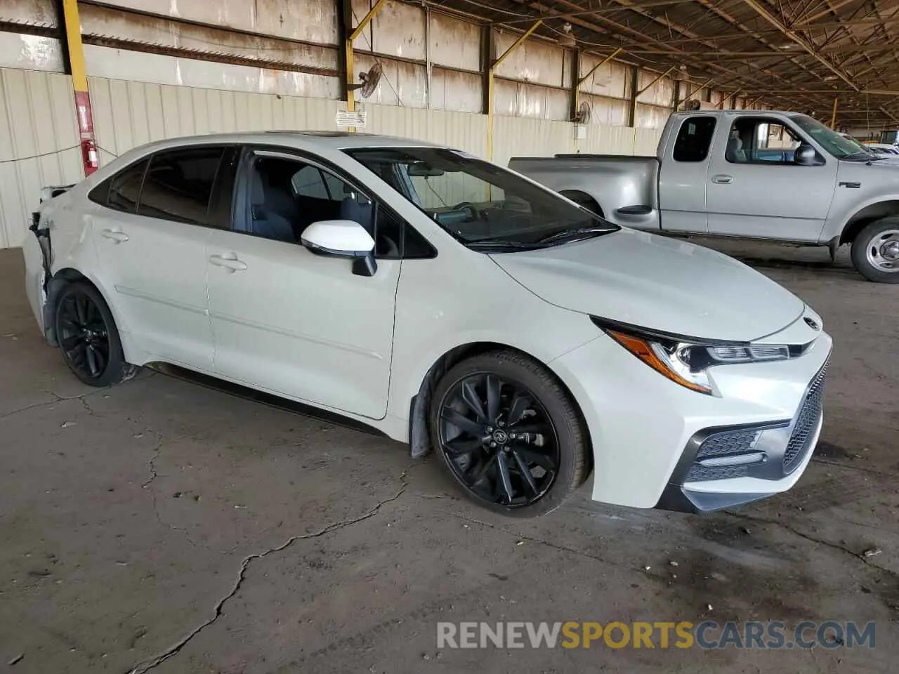 4 fotografías del automóvil dañado JTDM4MCE6MJ072213 TOYOTA COROLLA 2021