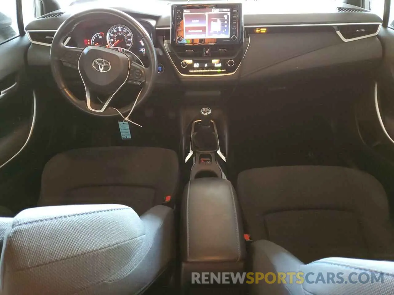 8 fotografías del automóvil dañado JTDM4MCE6MJ072213 TOYOTA COROLLA 2021