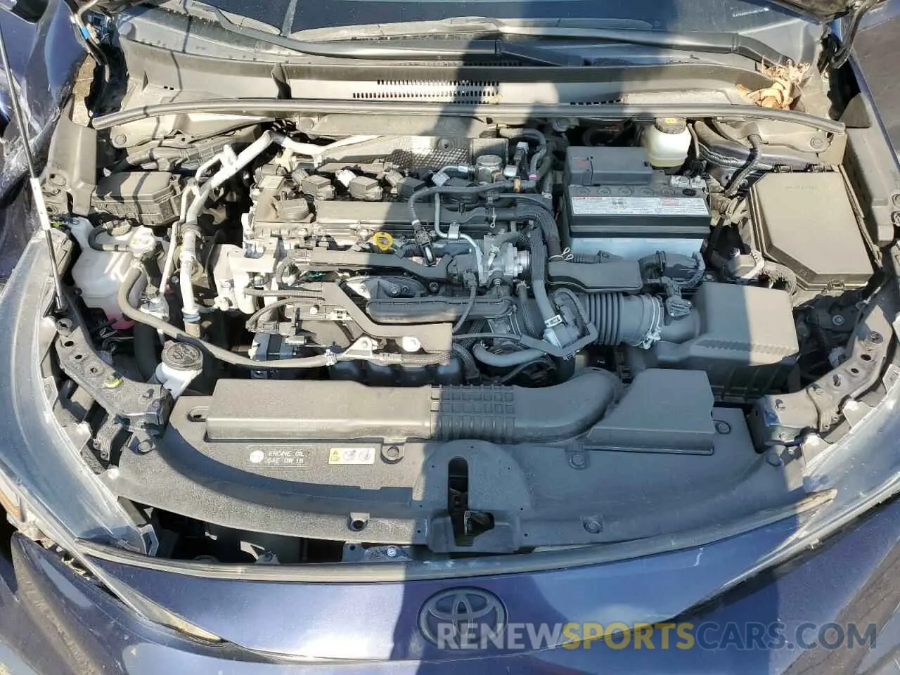 11 fotografías del automóvil dañado JTDM4MCE7MJ057154 TOYOTA COROLLA 2021