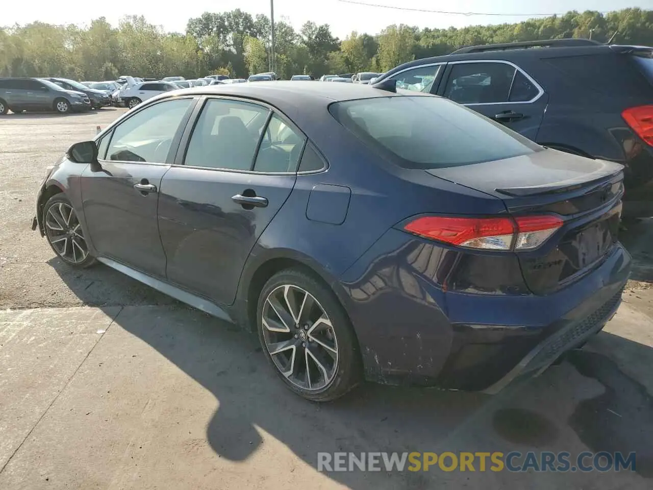 2 fotografías del automóvil dañado JTDM4MCE7MJ057154 TOYOTA COROLLA 2021