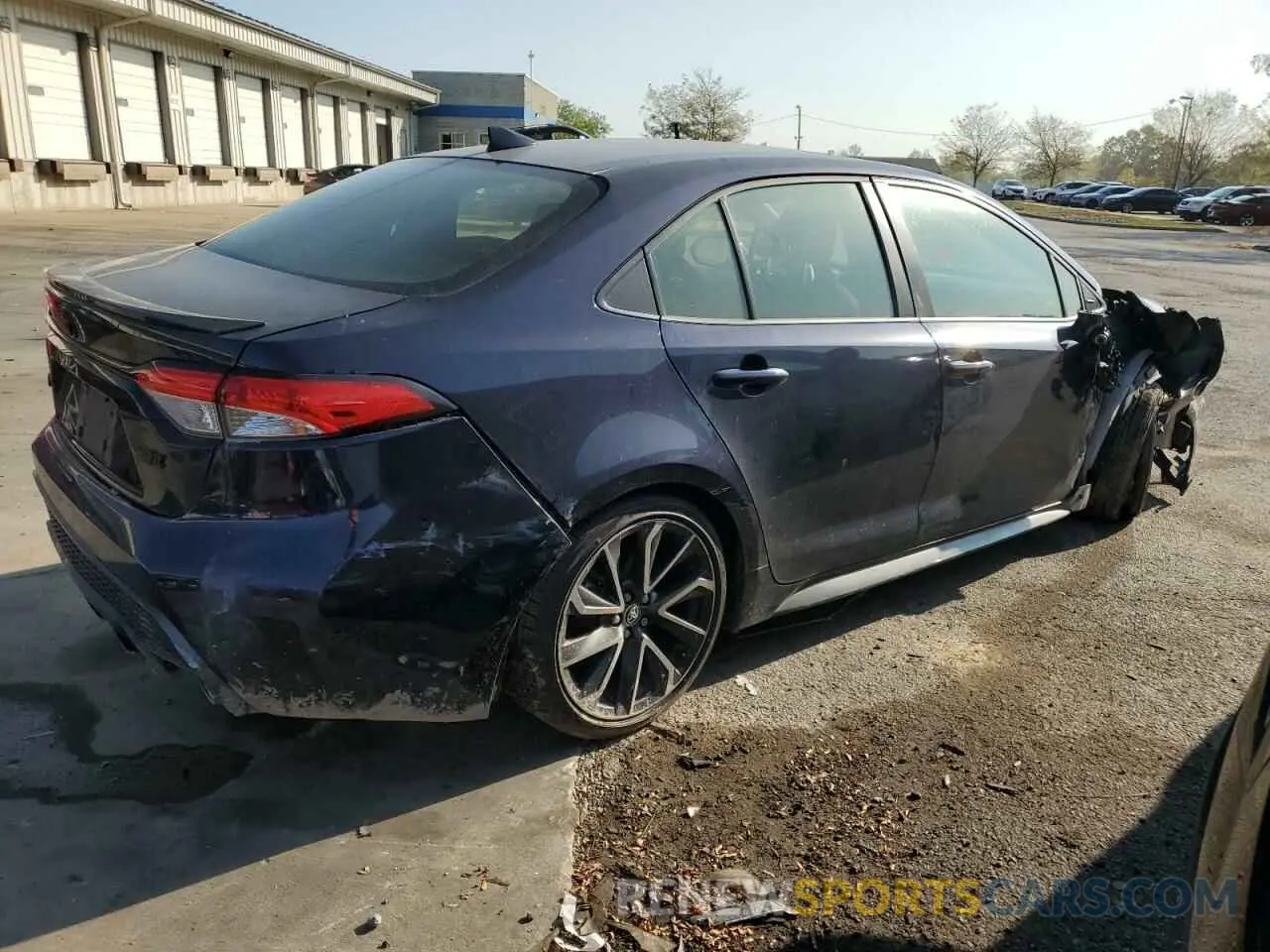 3 fotografías del automóvil dañado JTDM4MCE7MJ057154 TOYOTA COROLLA 2021