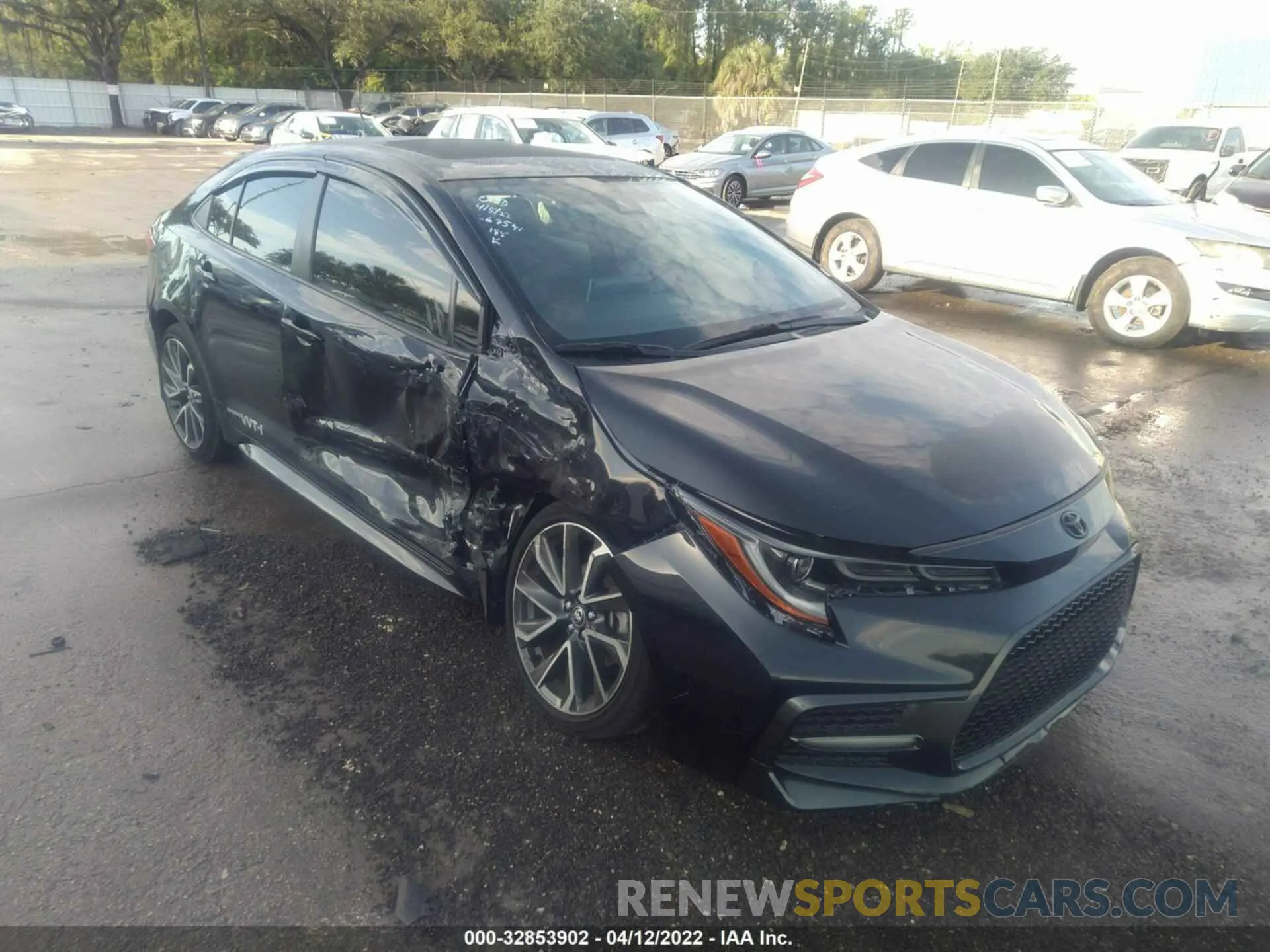 1 fotografías del automóvil dañado JTDM4MCEXMJ066530 TOYOTA COROLLA 2021