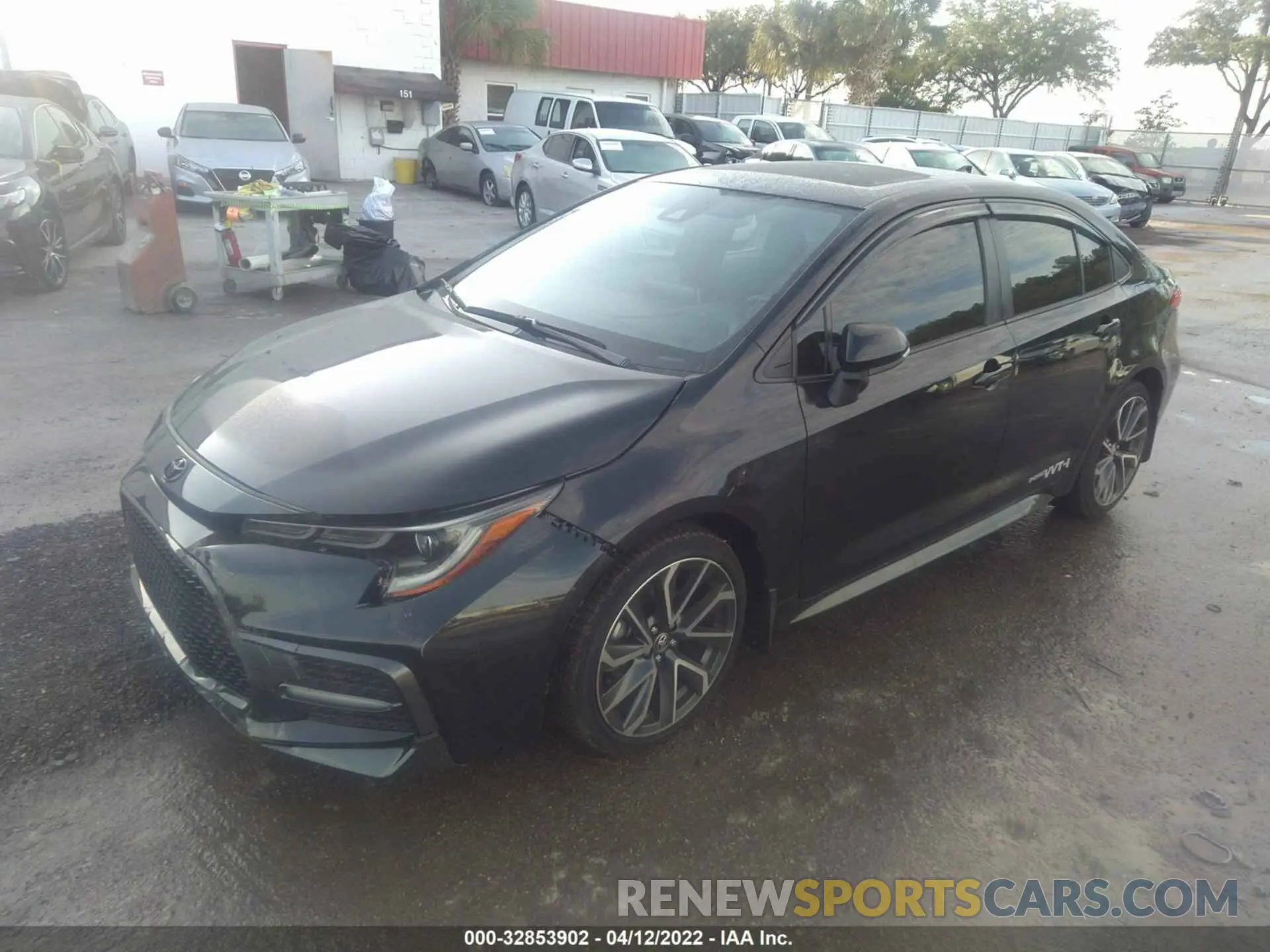 2 fotografías del automóvil dañado JTDM4MCEXMJ066530 TOYOTA COROLLA 2021