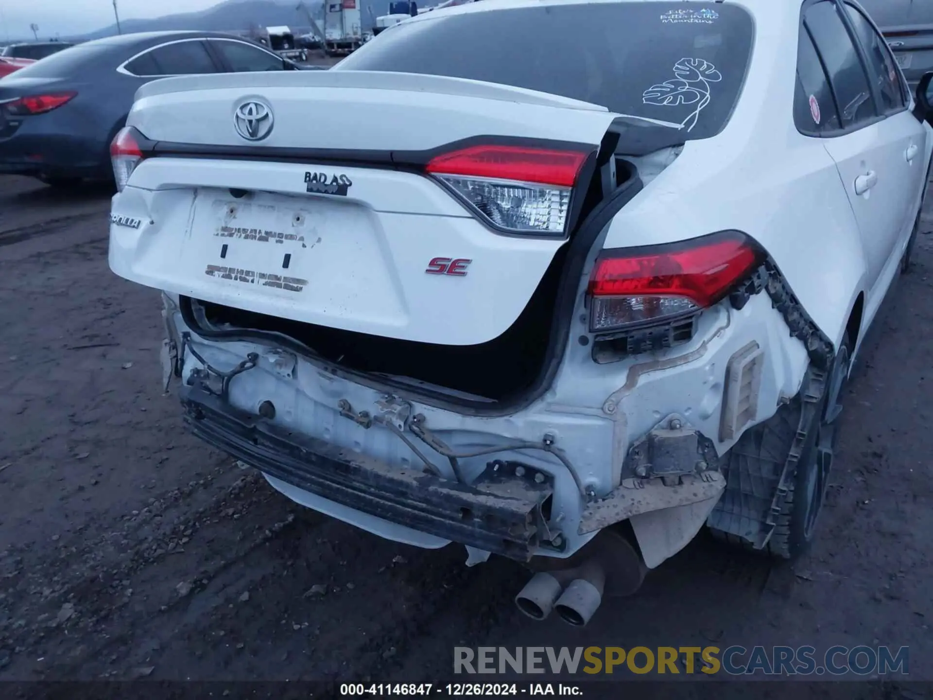 6 fotografías del automóvil dañado JTDP4MCE1MJ054246 TOYOTA COROLLA 2021