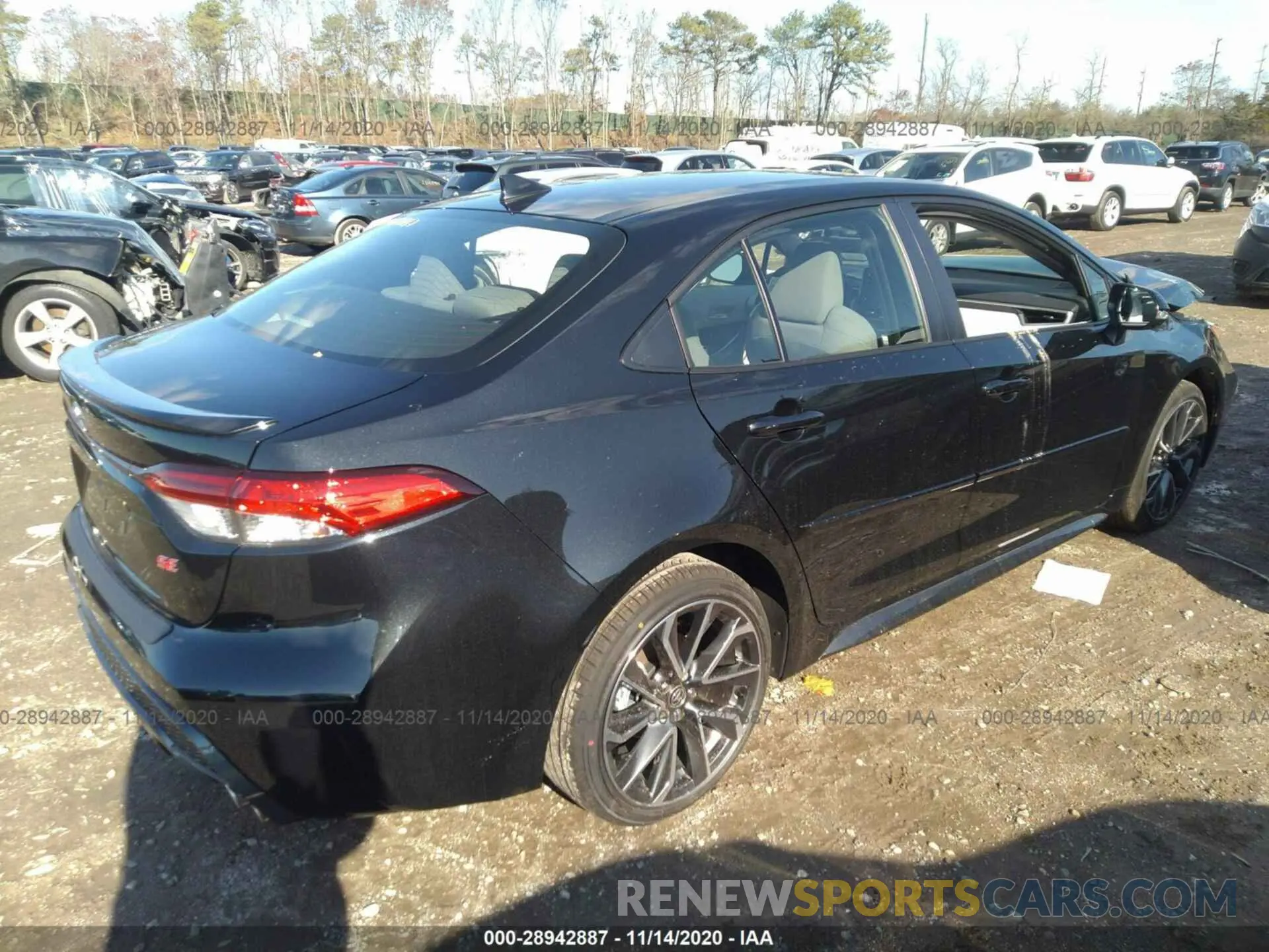4 fotografías del automóvil dañado JTDP4MCE1MJ059673 TOYOTA COROLLA 2021