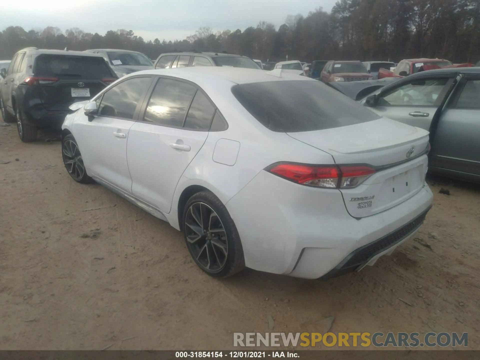 3 fotografías del automóvil dañado JTDP4MCE1MJ071015 TOYOTA COROLLA 2021