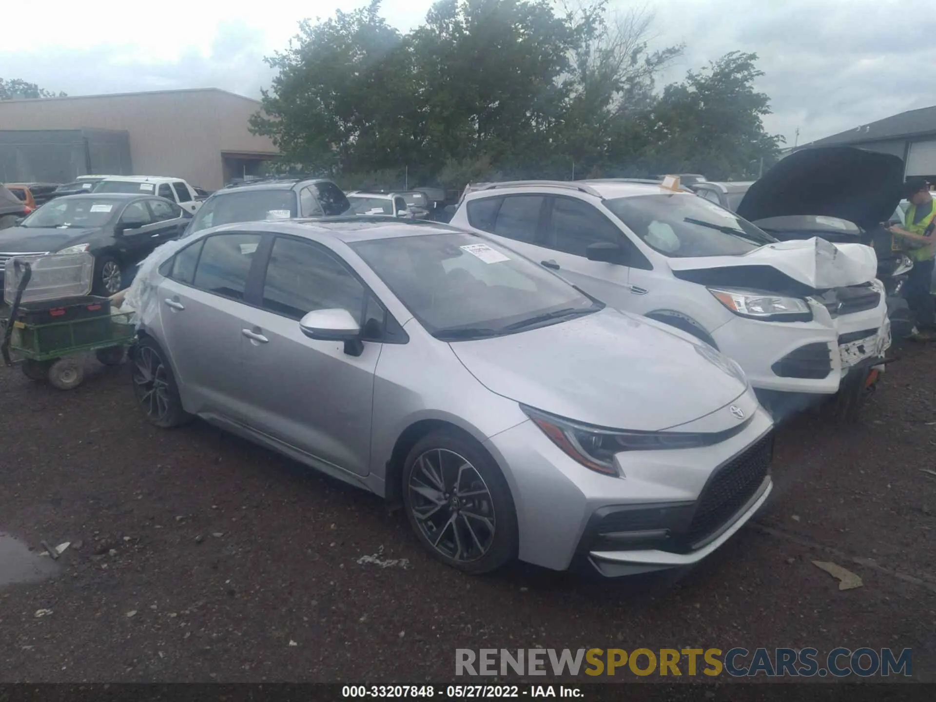 1 fotografías del automóvil dañado JTDP4MCE2MJ054451 TOYOTA COROLLA 2021