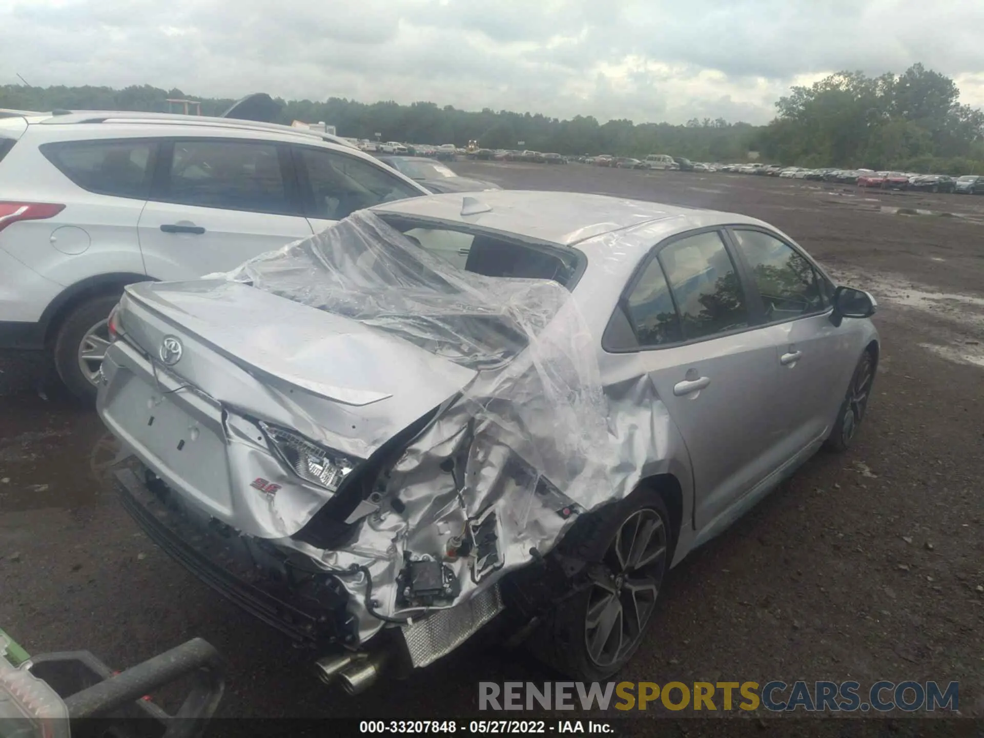 4 fotografías del automóvil dañado JTDP4MCE2MJ054451 TOYOTA COROLLA 2021